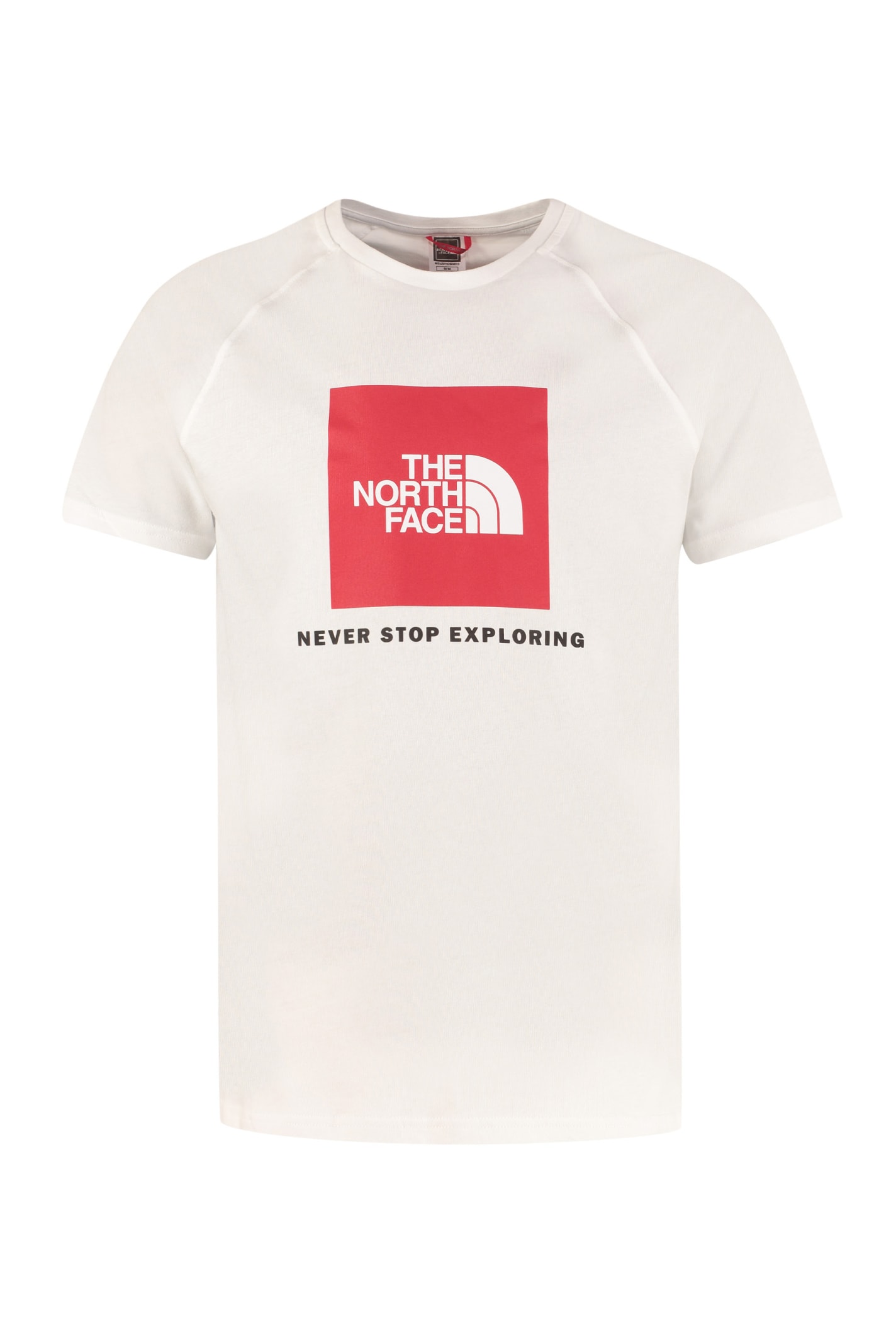 THE NORTH FACE LOGO PRINT COTTON T-SHIRT,11767743