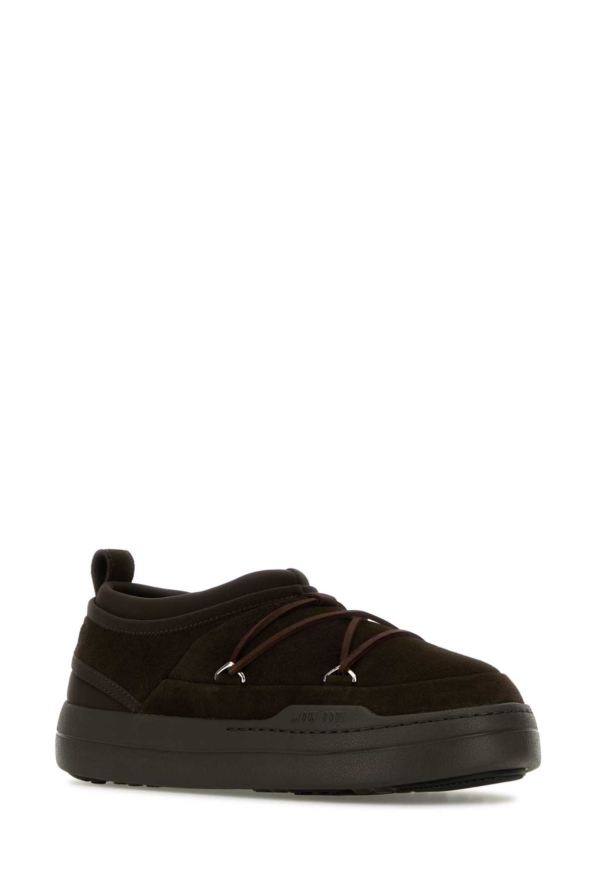 Moon Boot Brown Suede Mb Park Icon Slip Ons