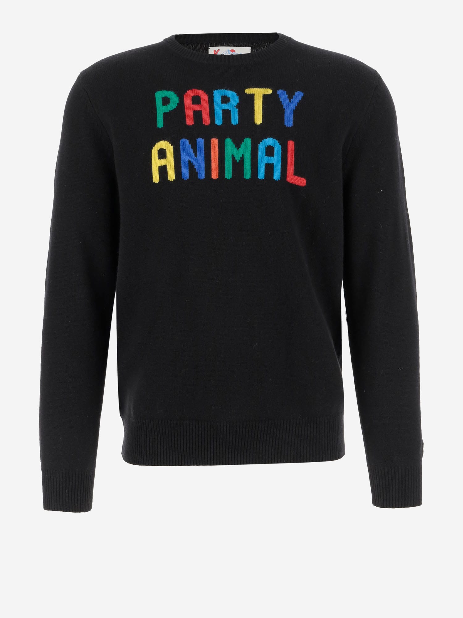 MC2 SAINT BARTH WOOL BLEND PULLOVER WITH SLOGAN