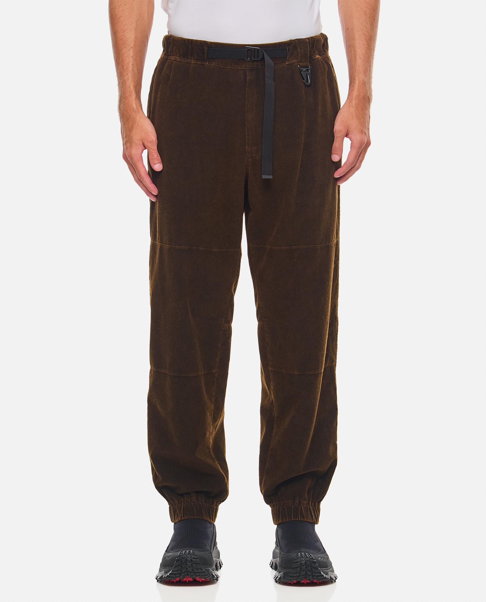 Moncler Trousers In Brown
