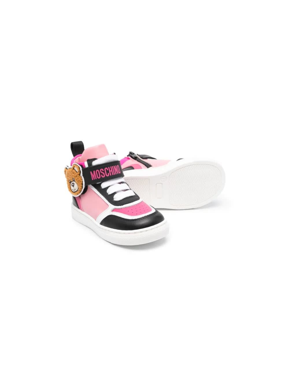 Shop Moschino Sneakers Alte In Pink