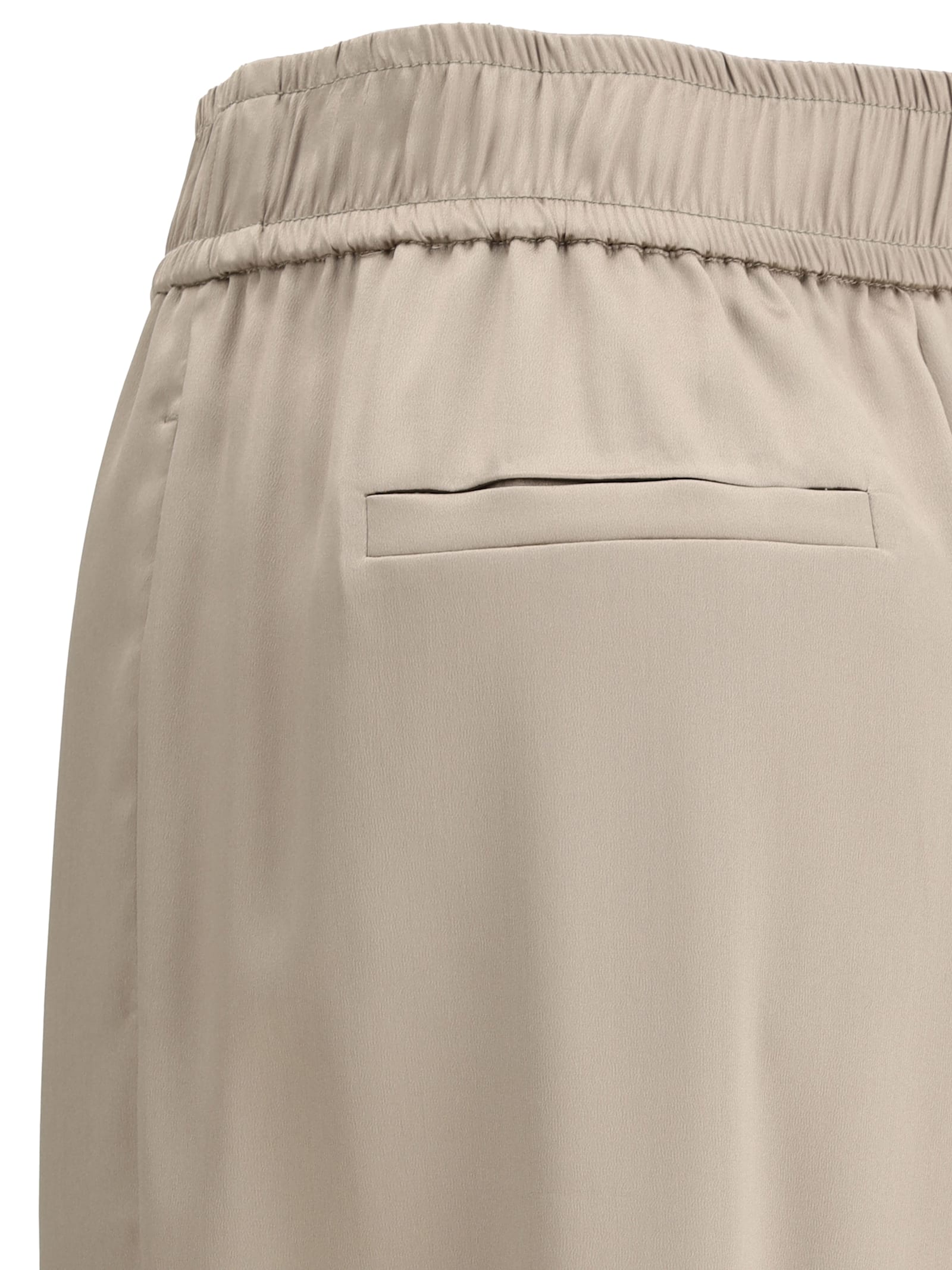 Brunello Cucinelli Palazzo Pants In Kaki