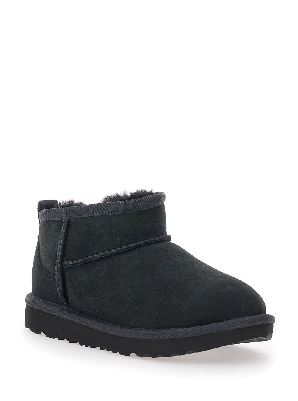 Ugg Suede Classic Ultra Mini Boots In Black