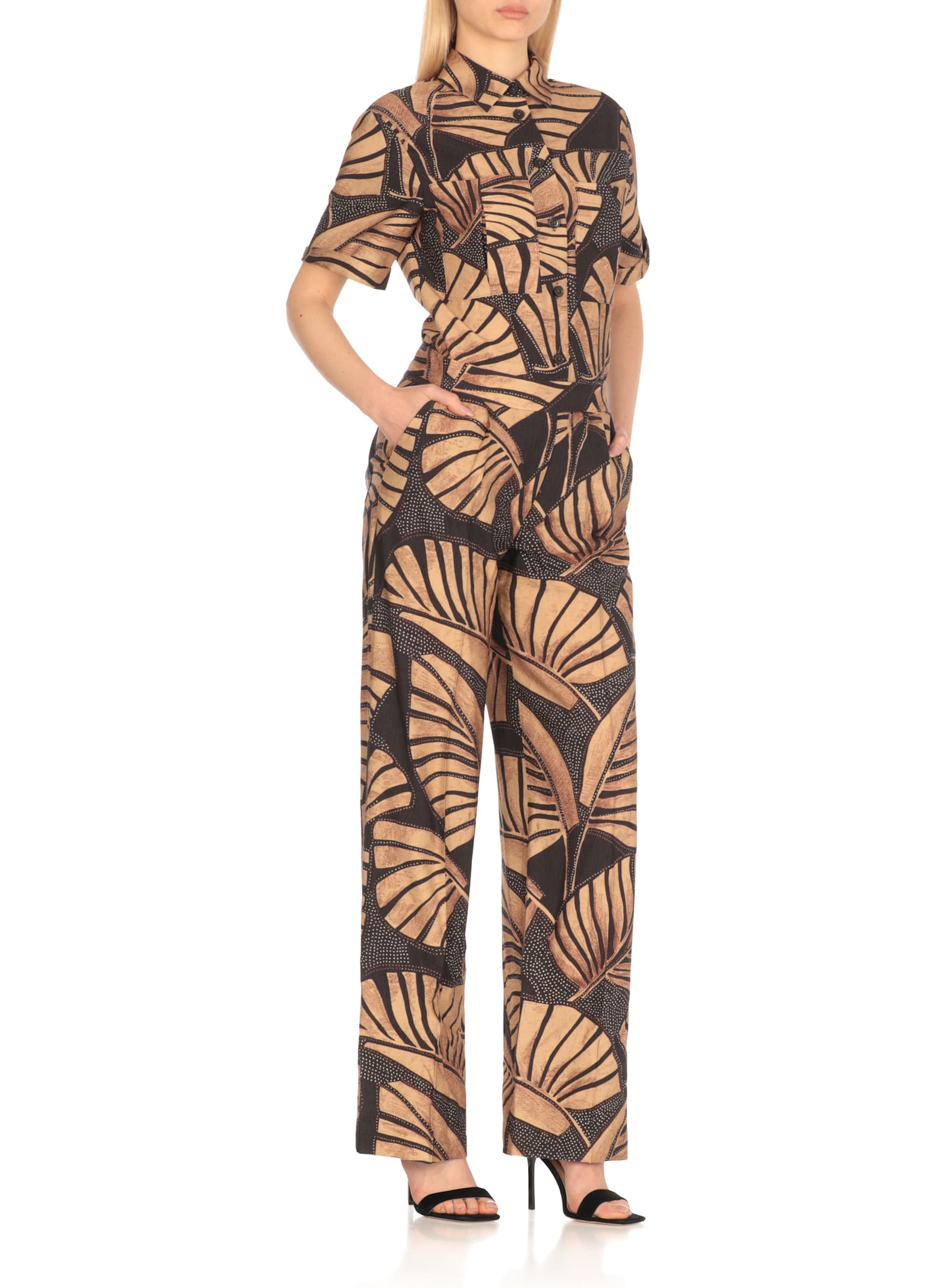 Pt Torino Women's Viscose Jumpsuit Pockets