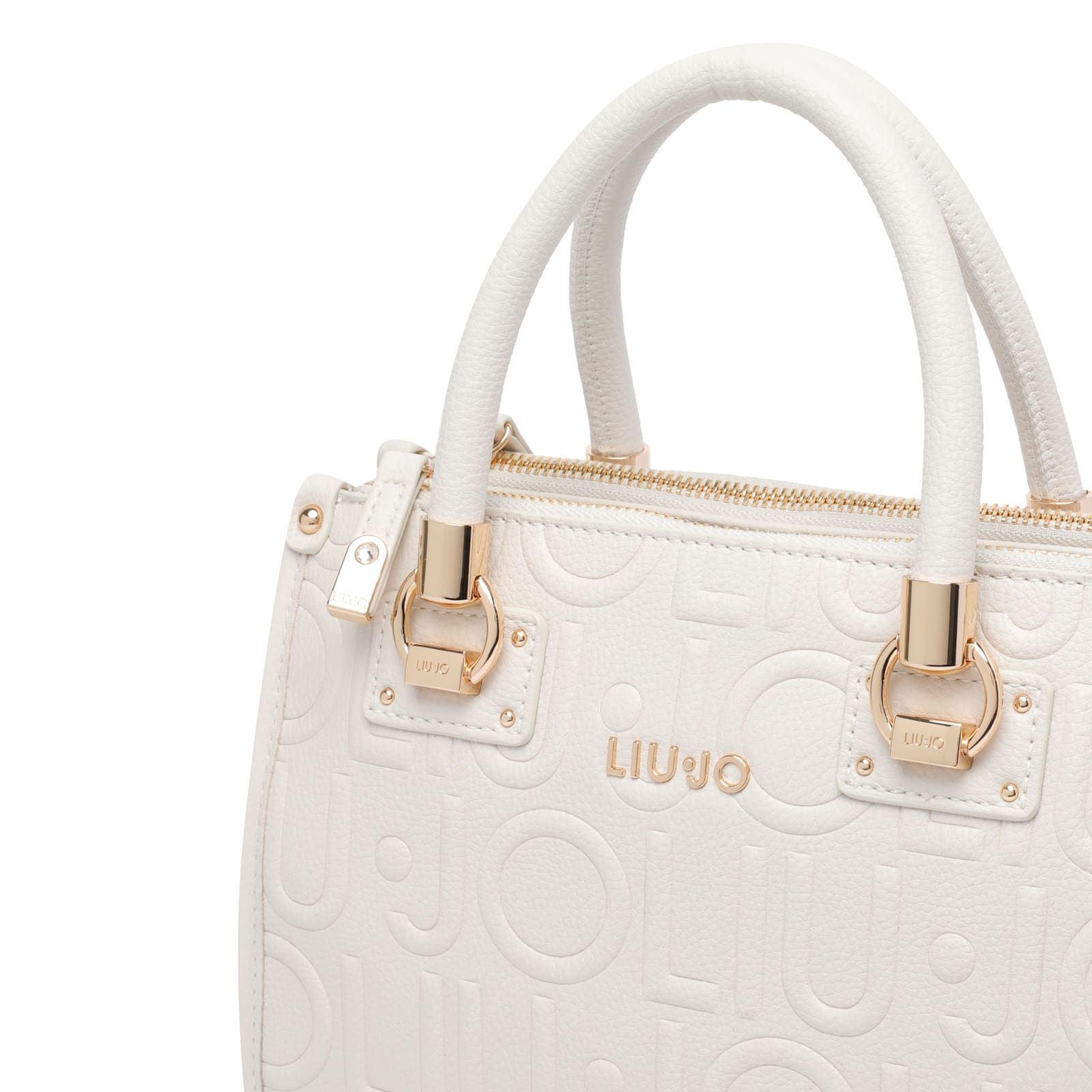 Liu •jo Logo-embossed Tote Bag In White