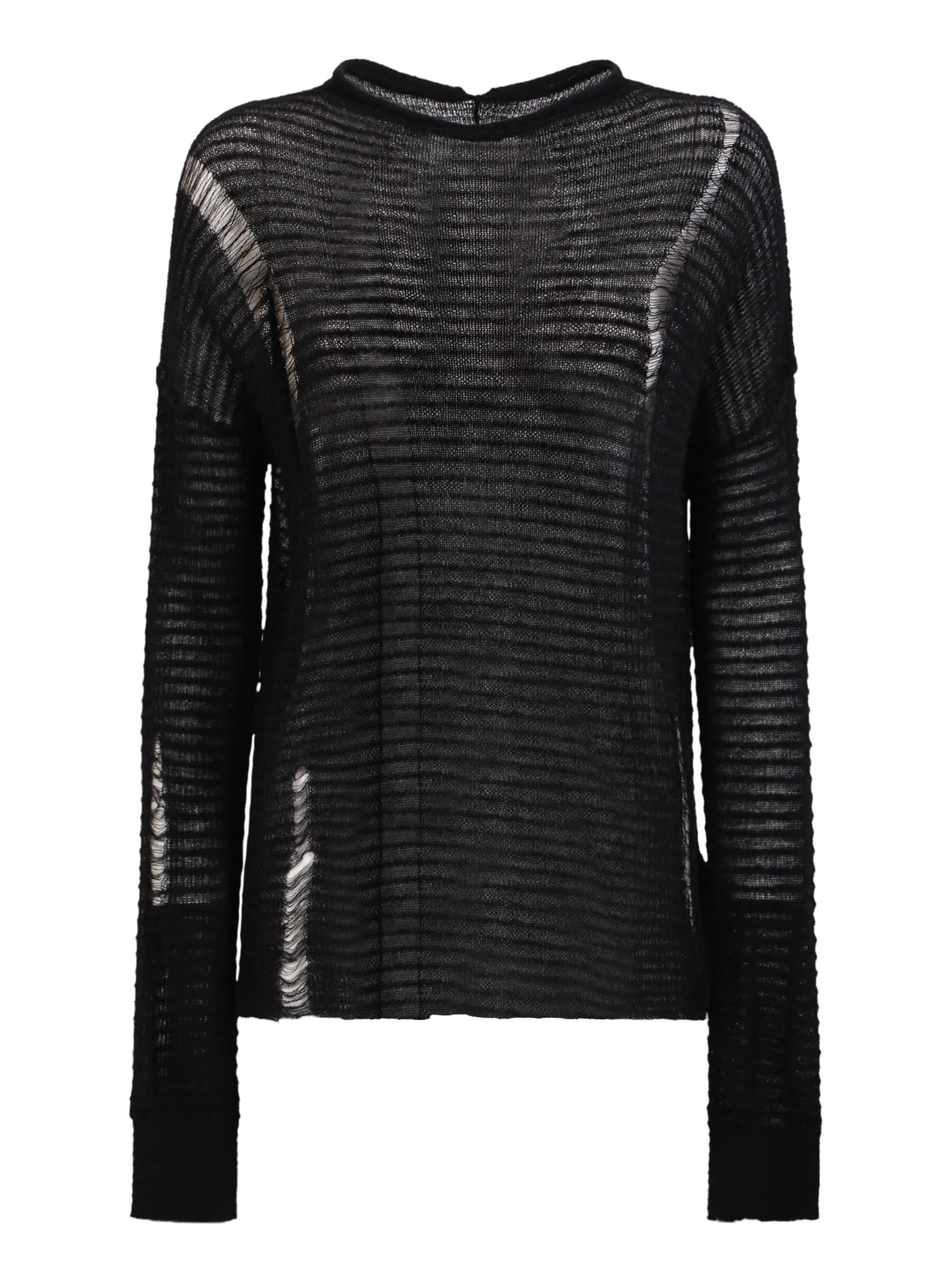 MM6 Maison Margiela Pointelle Roundneck Pullover By