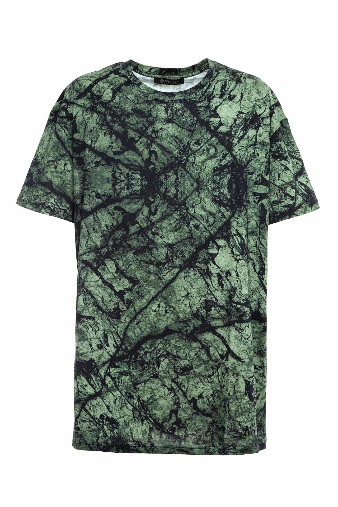 Mr & Mrs Italy Marble-printed Oversized T-shirt For Man