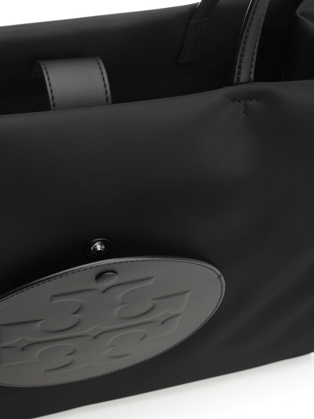 Tory Burch Ella Shopping Bag In Black