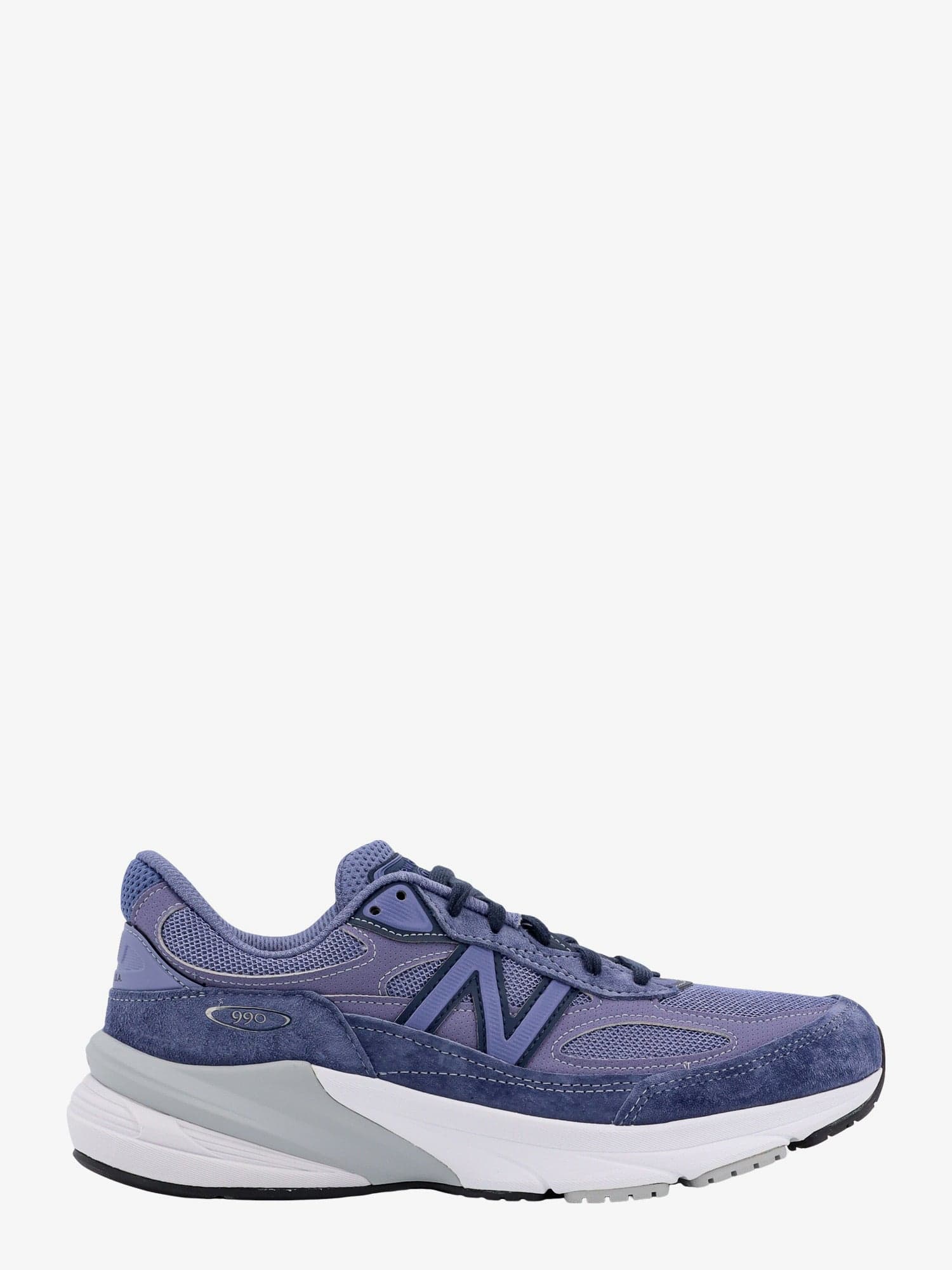 Shop New Balance Suede And Nylon Sneakers In Purple