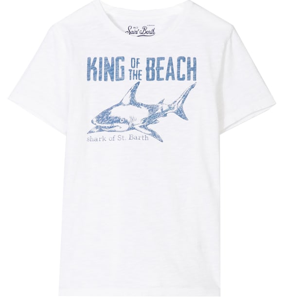 MC2 Saint Barth T-shirt Boy King Of The Beach