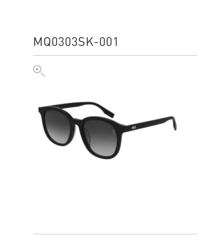 Alexander McQueen Alexander Mcqueen Mq0303sk Black Sunglasses