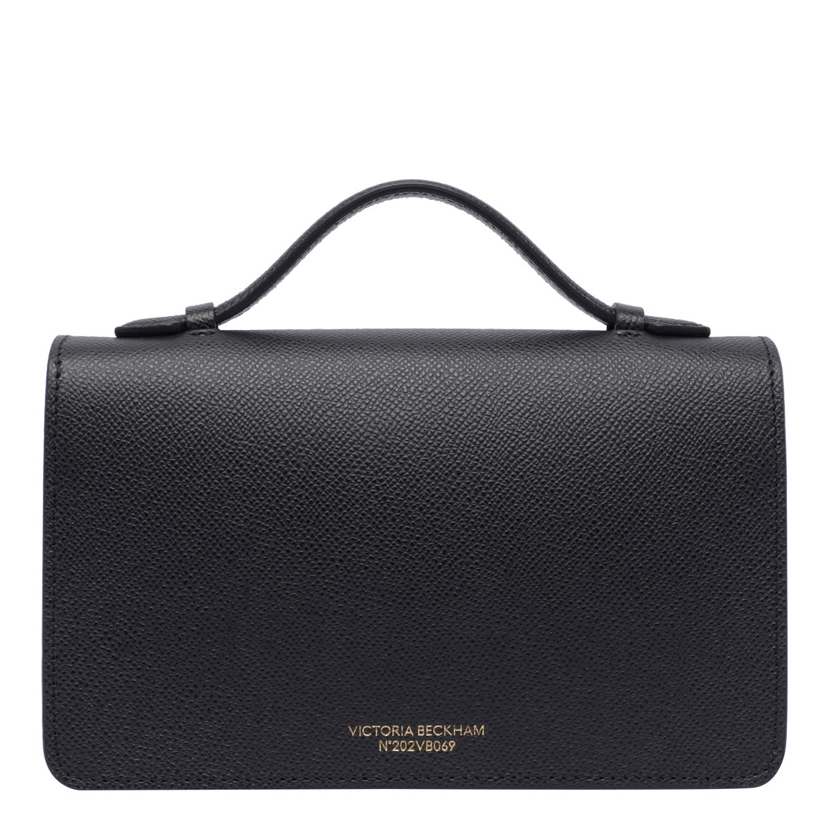 Shop Victoria Beckham Mini Bbuckle Handbag In Black