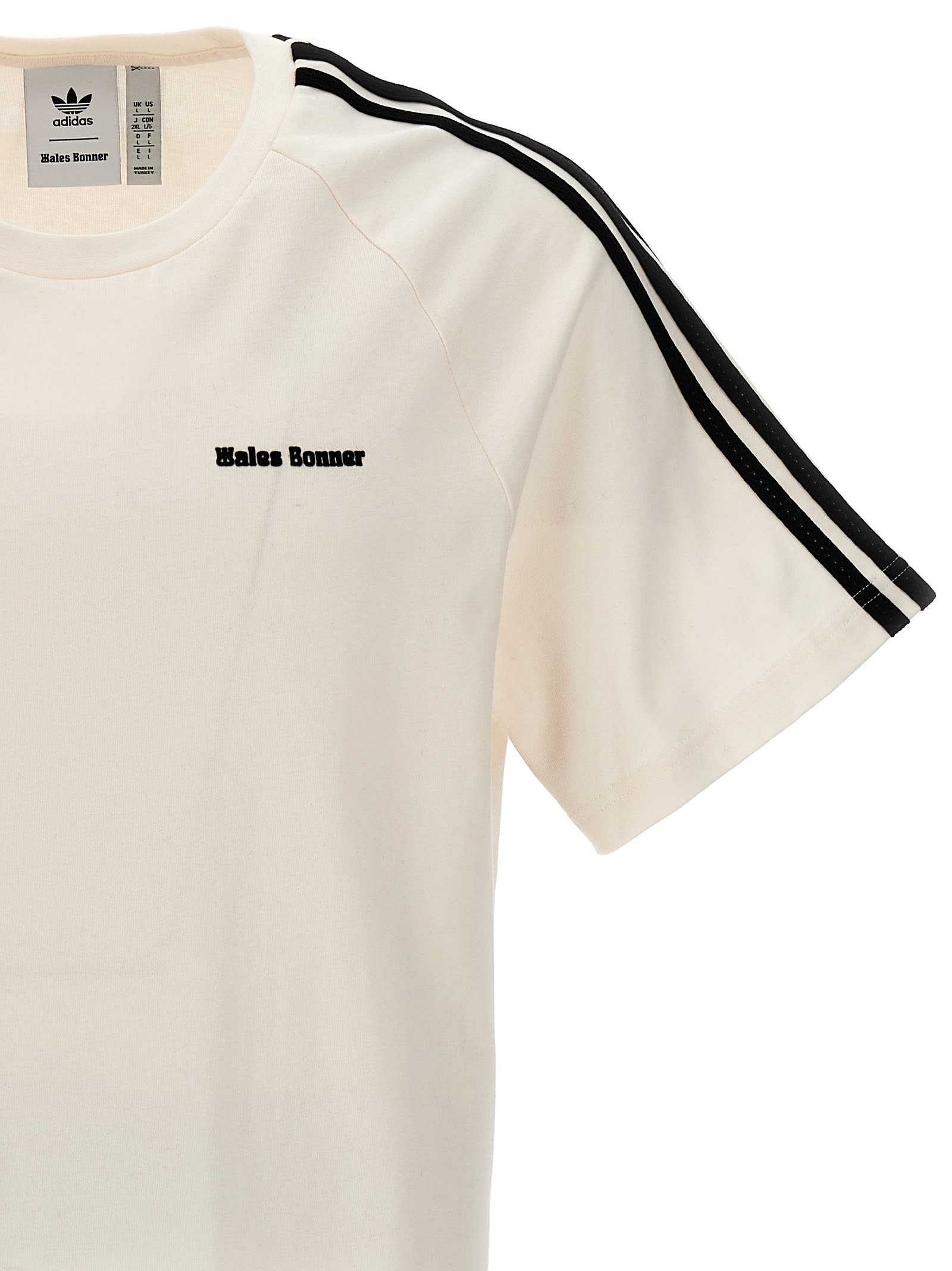 Shop Adidas Originals By Wales Bonner T-shirt X Wales Bonner In Chalk White