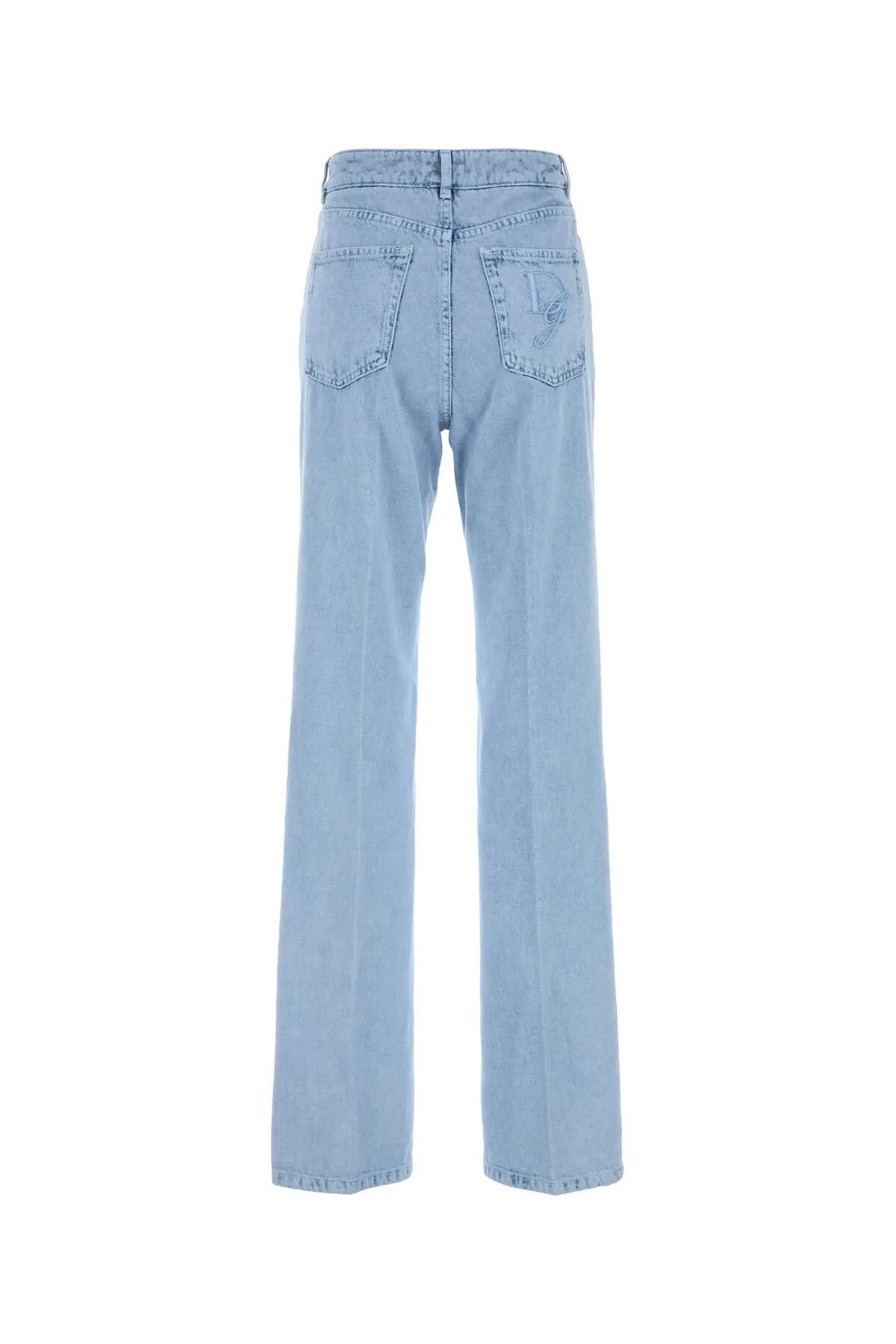 Shop Dolce & Gabbana Denim Jeans In Light Denim