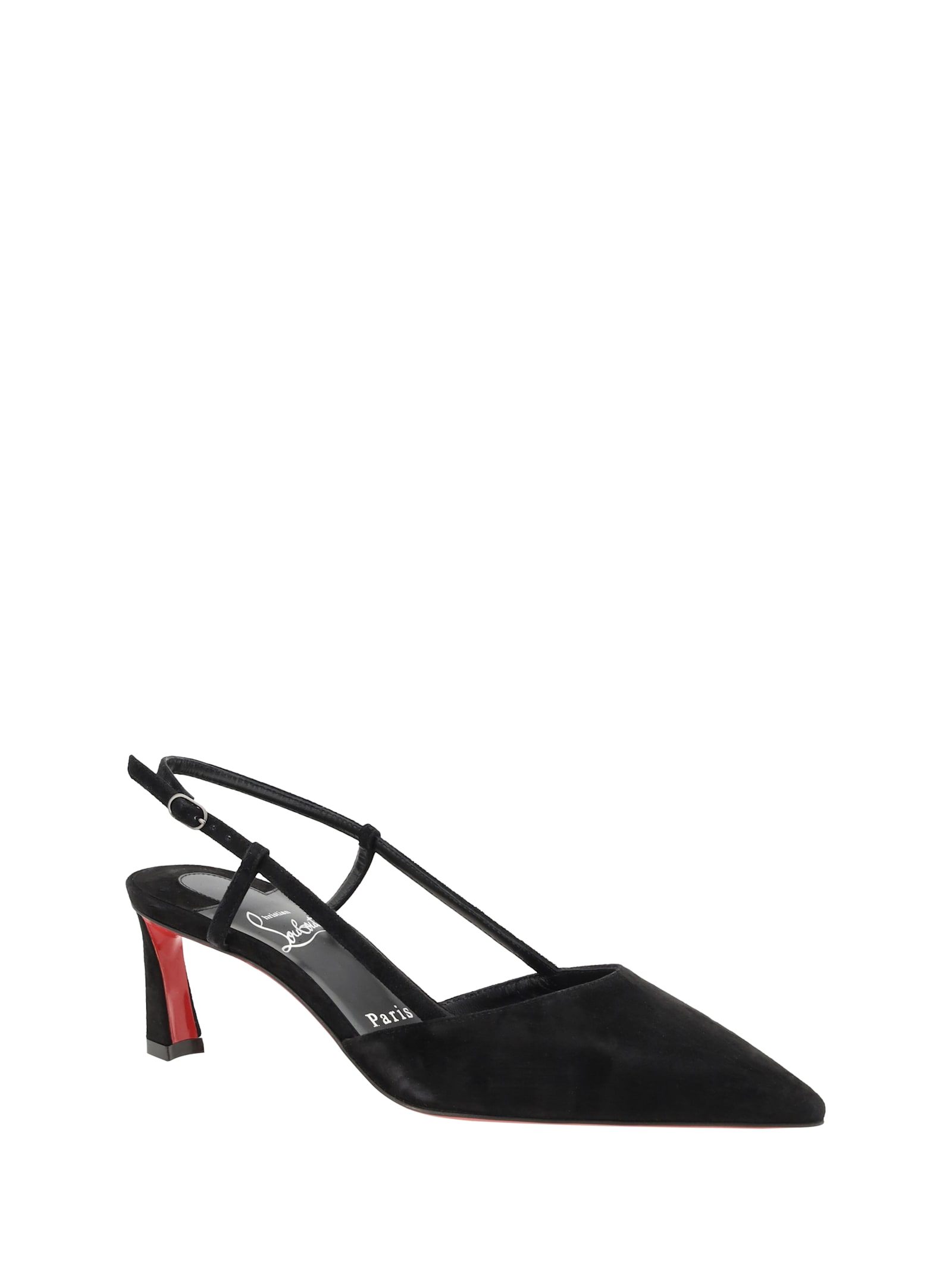 Christian Louboutin Condoroline Leather Shoes In Black