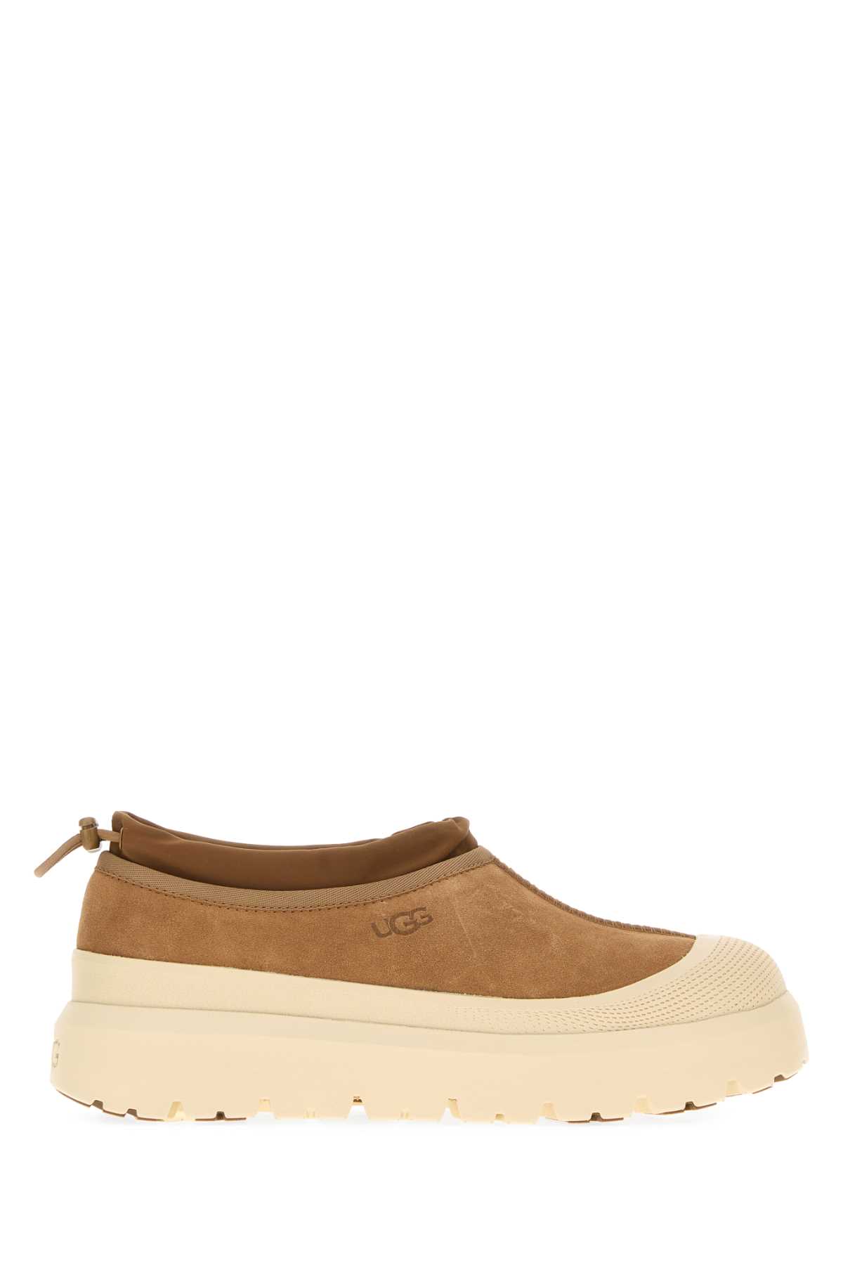 Biscuit Suede And Rubber Tasman Weather Hybrid Slip Ons