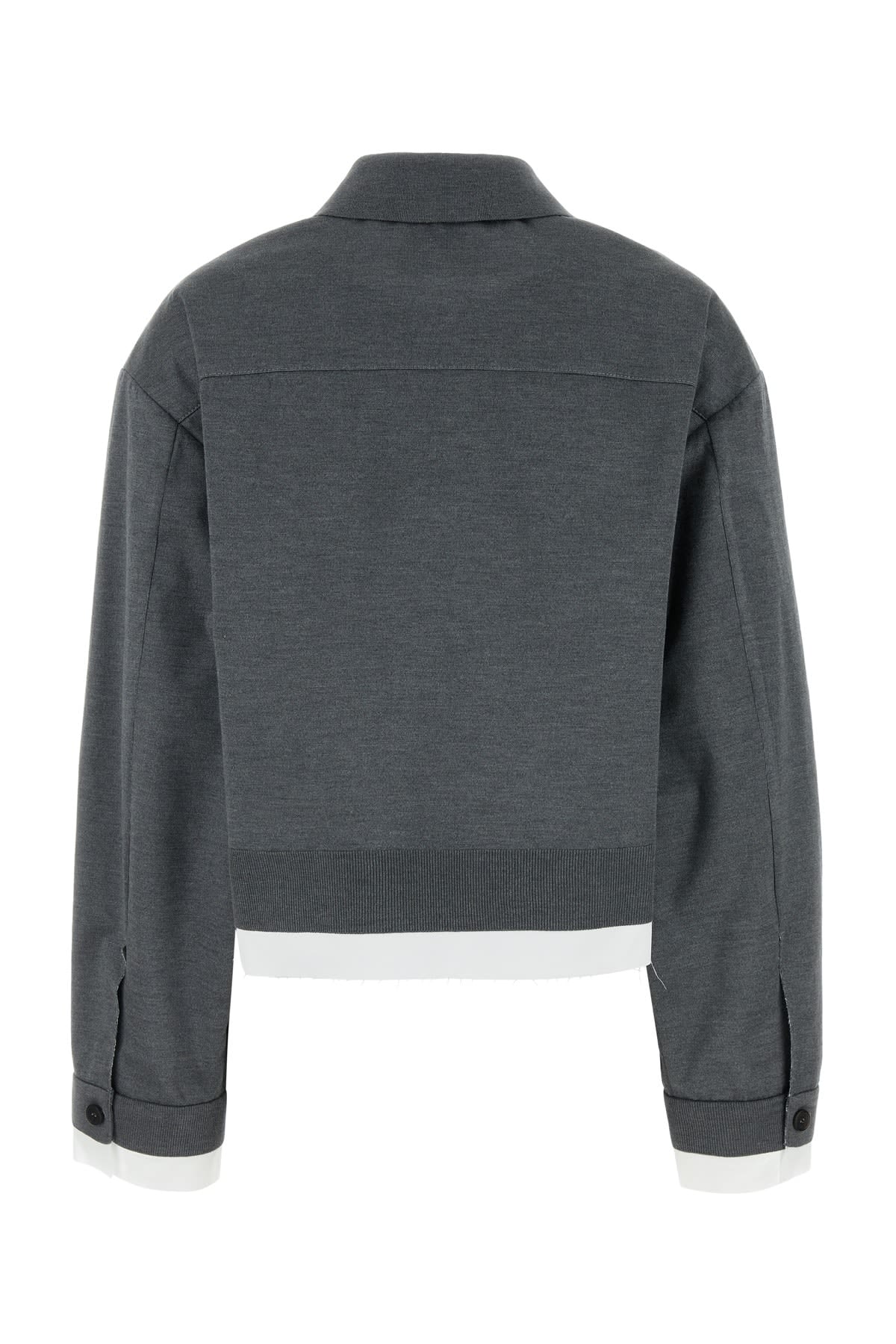 MIU MIU MÉLANGE ZIP JACKET