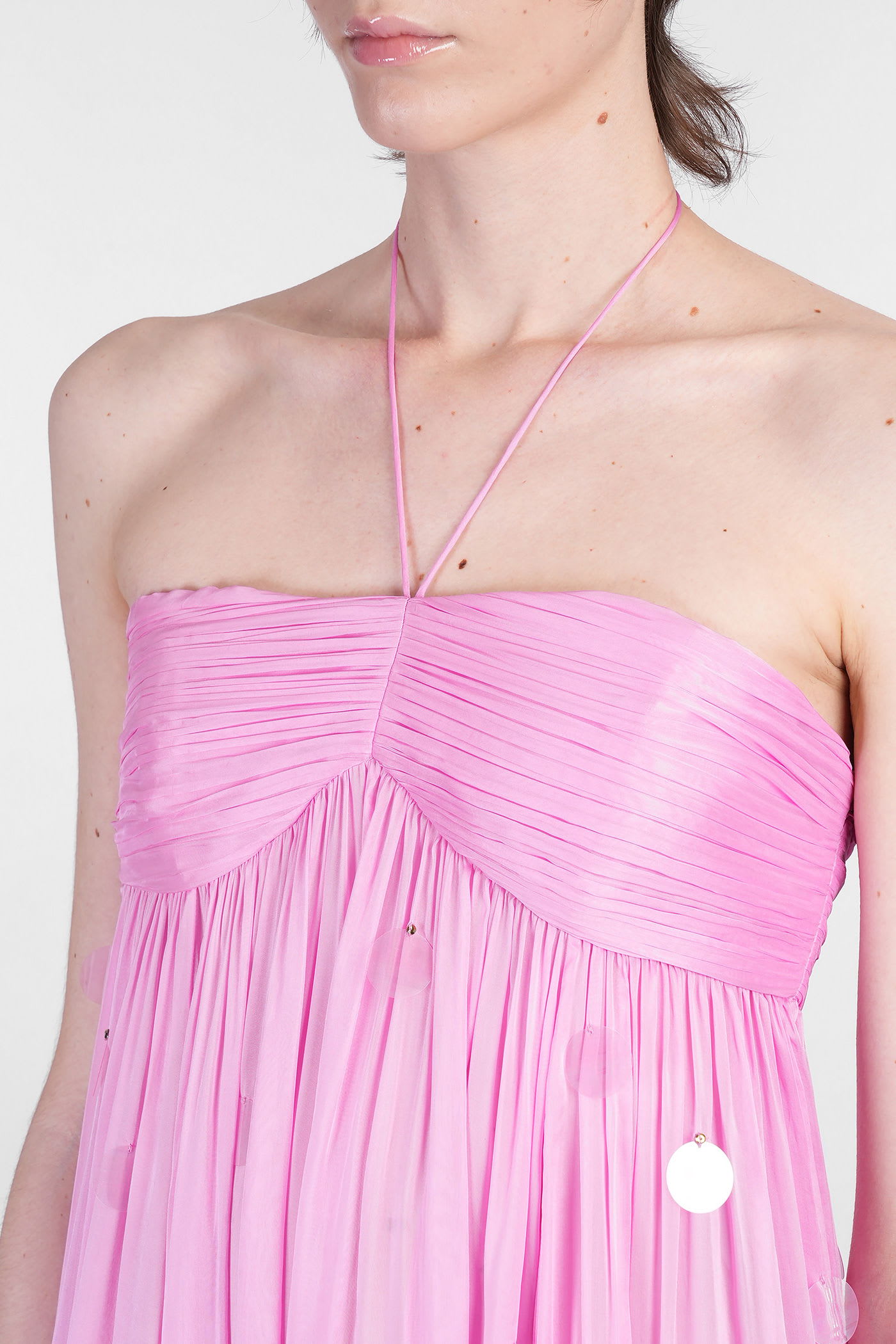 Retroféte Mathilde In Rose-pink Viscose In Pink
