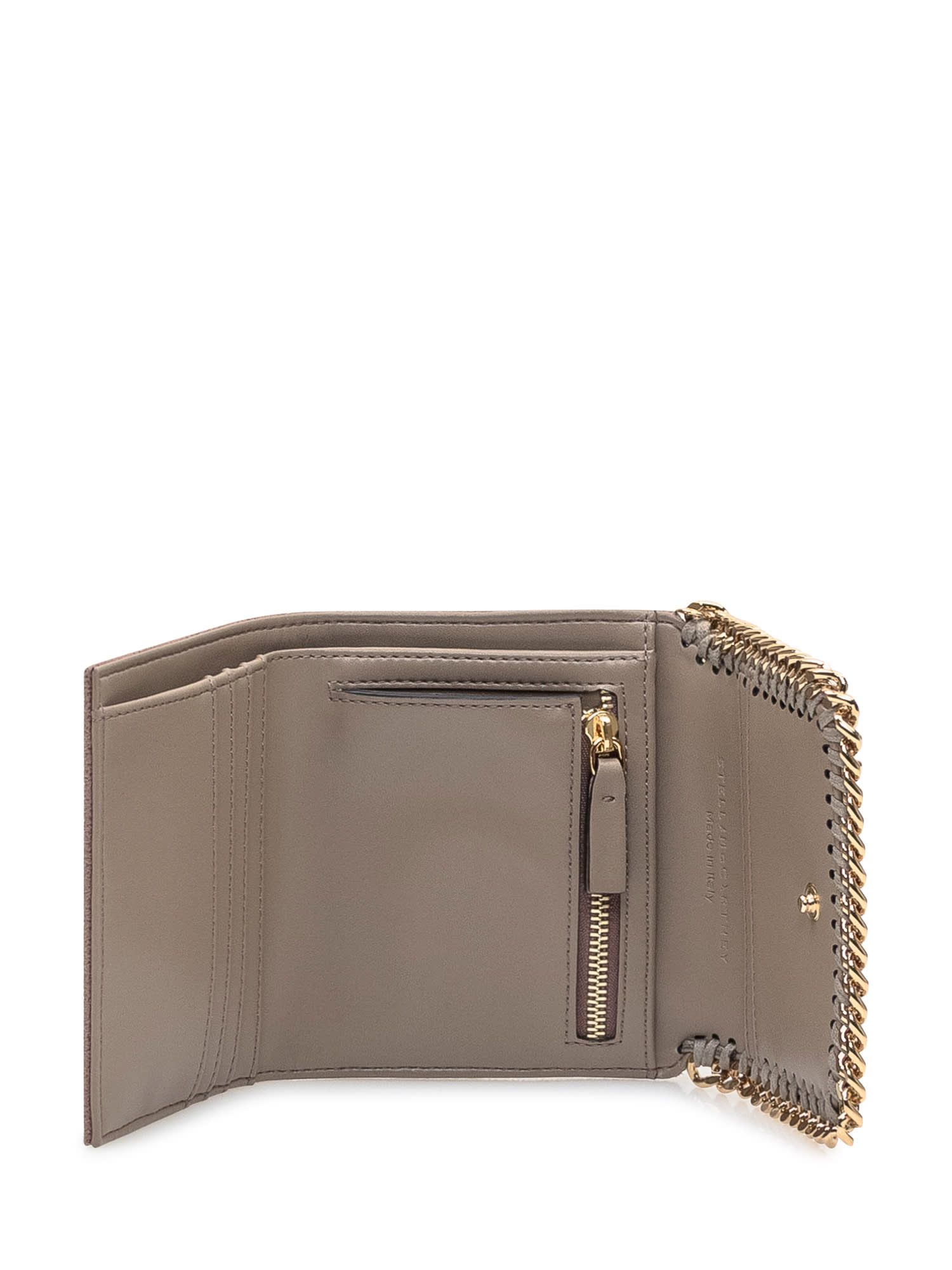 Stella Mccartney Portafoglio Falabella Piccolo In Green