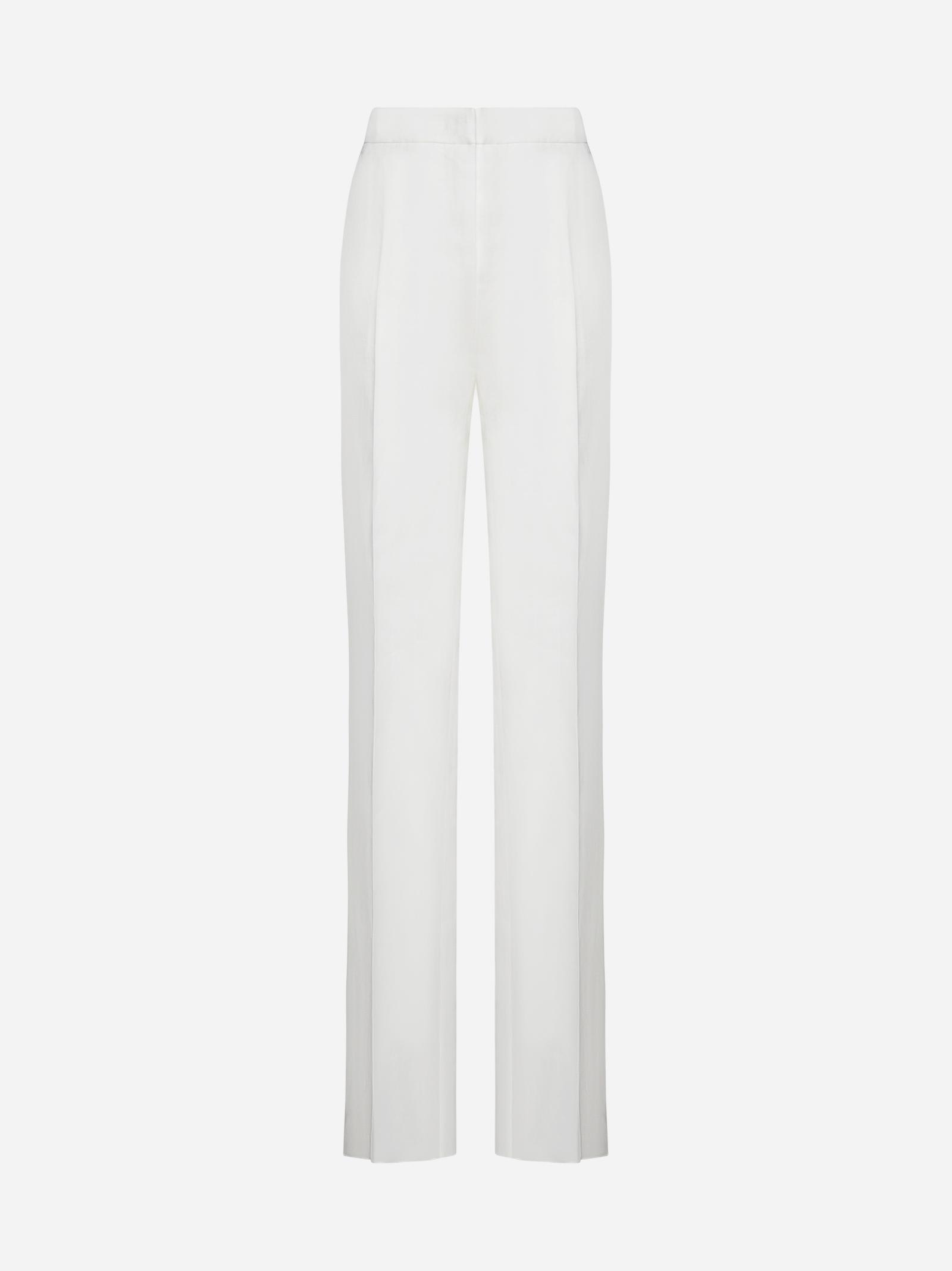 MAX MARA BRUSSON LINEN TROUSERS