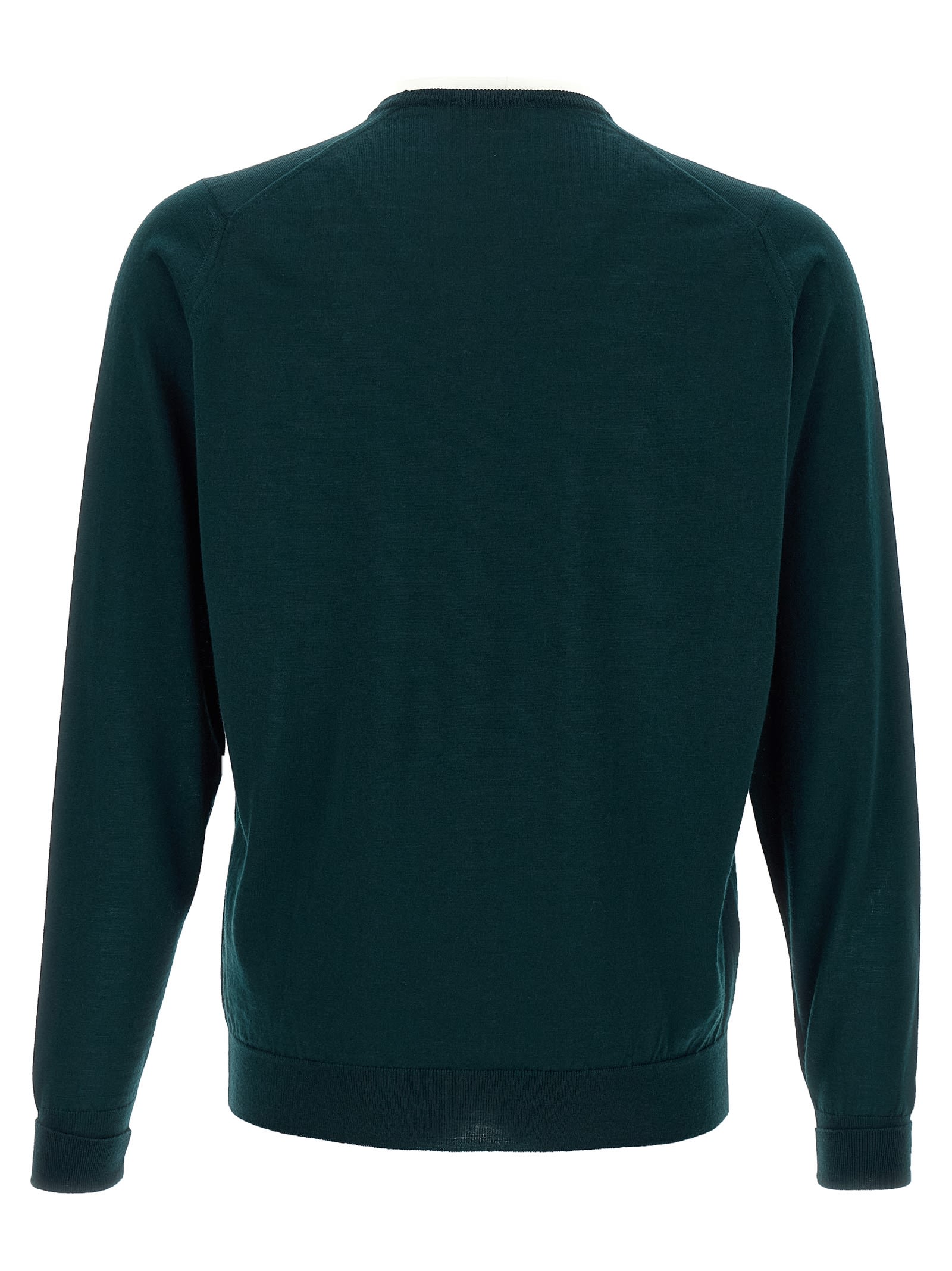 John Smedley Lundy Wool Jumper In Green