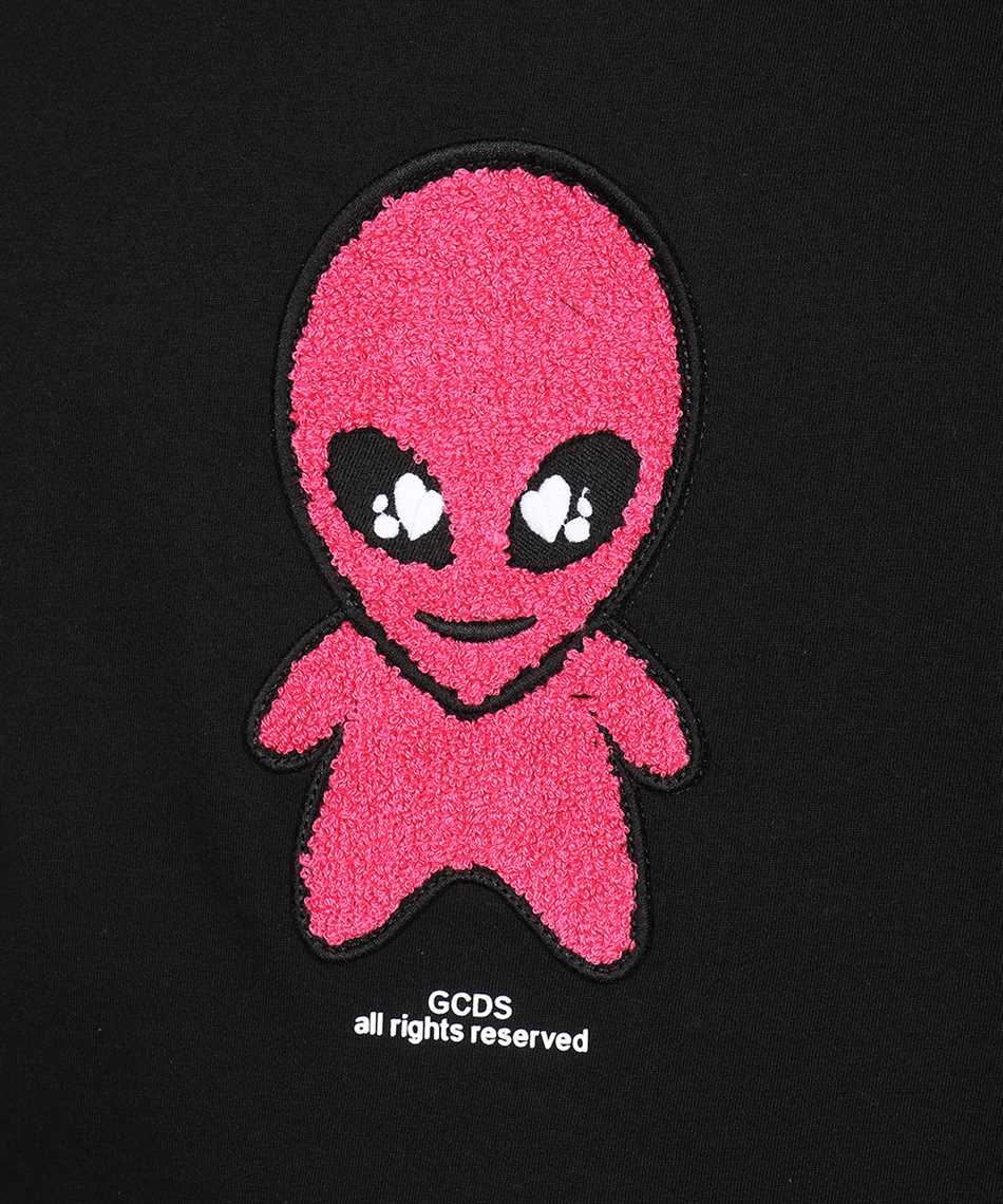 Gcds Wirdo Cotton T-shirt In Black