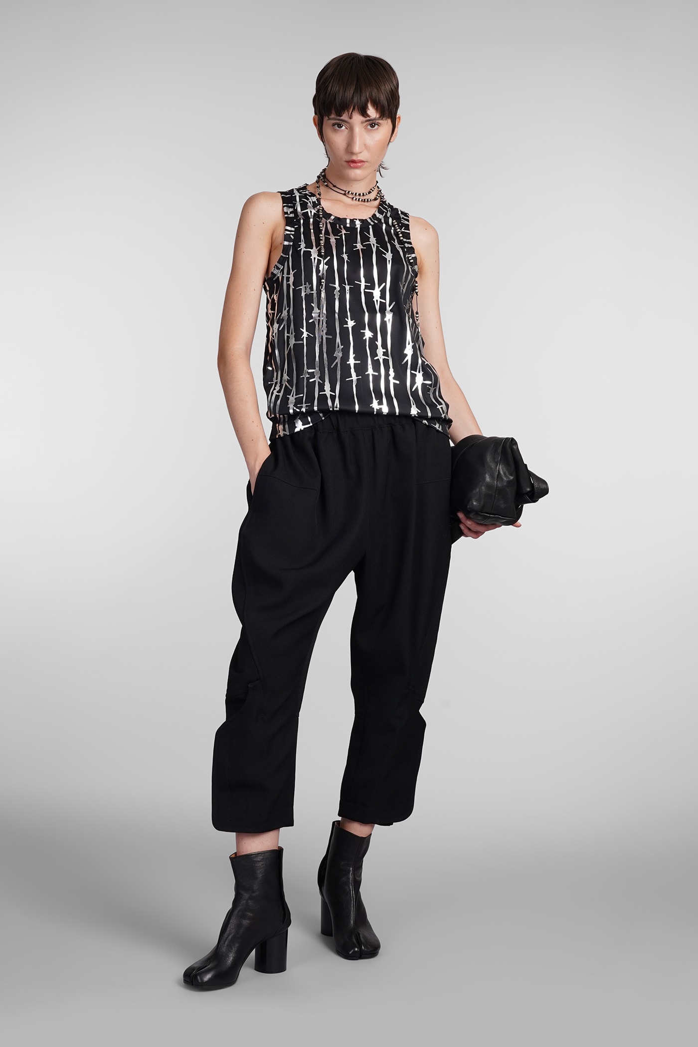 Shop Comme Des Garçons Topwear In Black Polyester