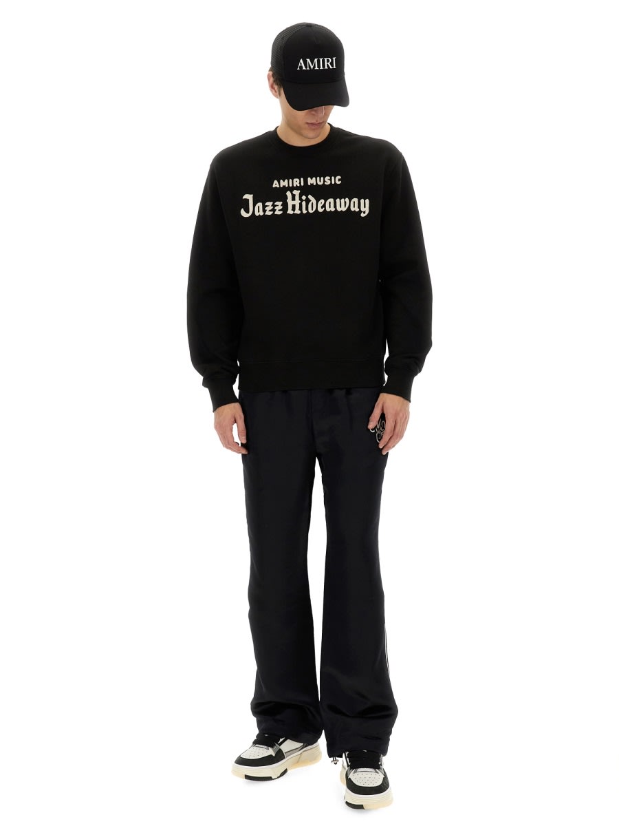 Amiri Jazz Hideaway Sweatshirt In Black