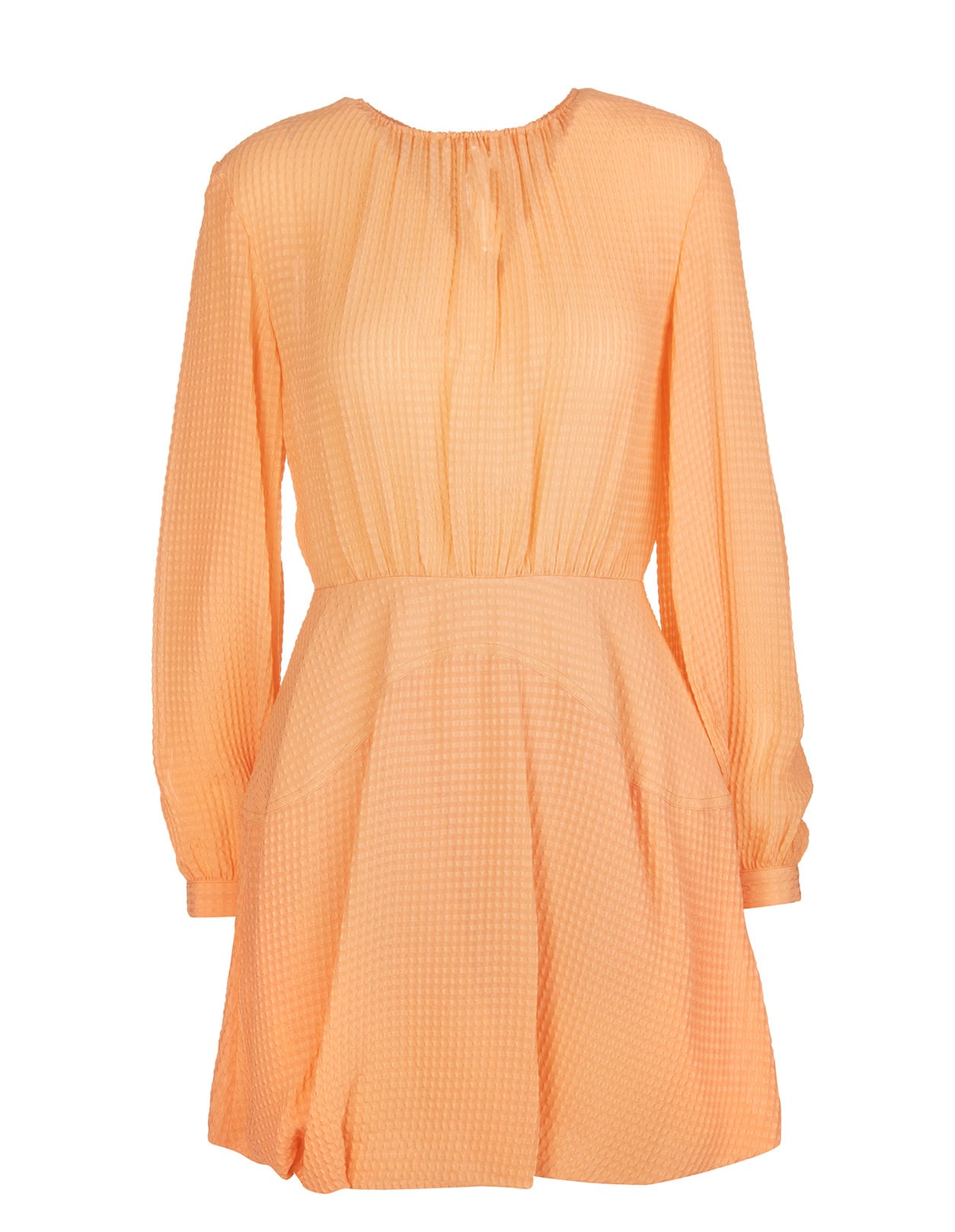 Stella McCartney Orange Silk Amanda Short Dress