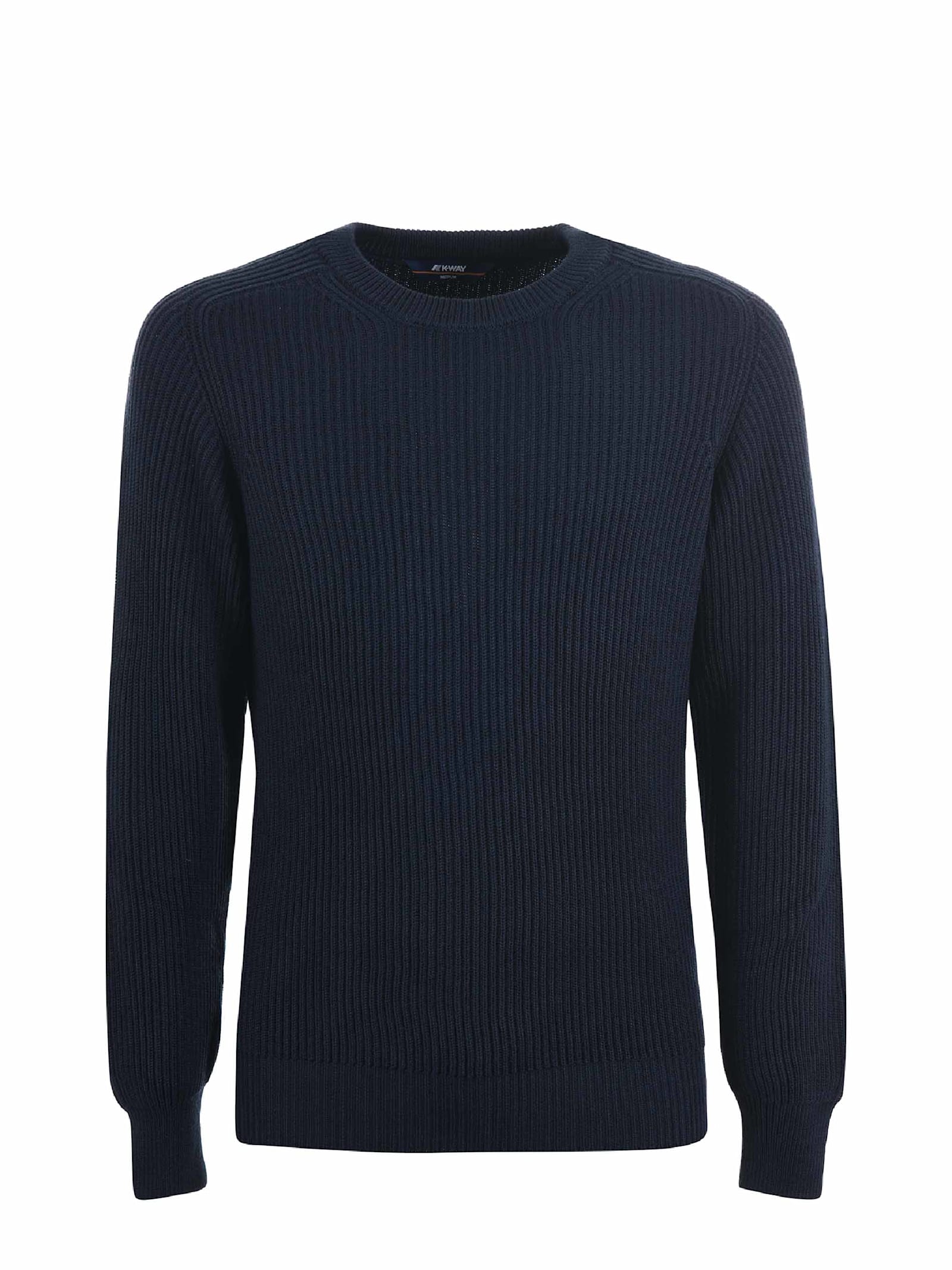 Sweater In Wool Blend Ribbed