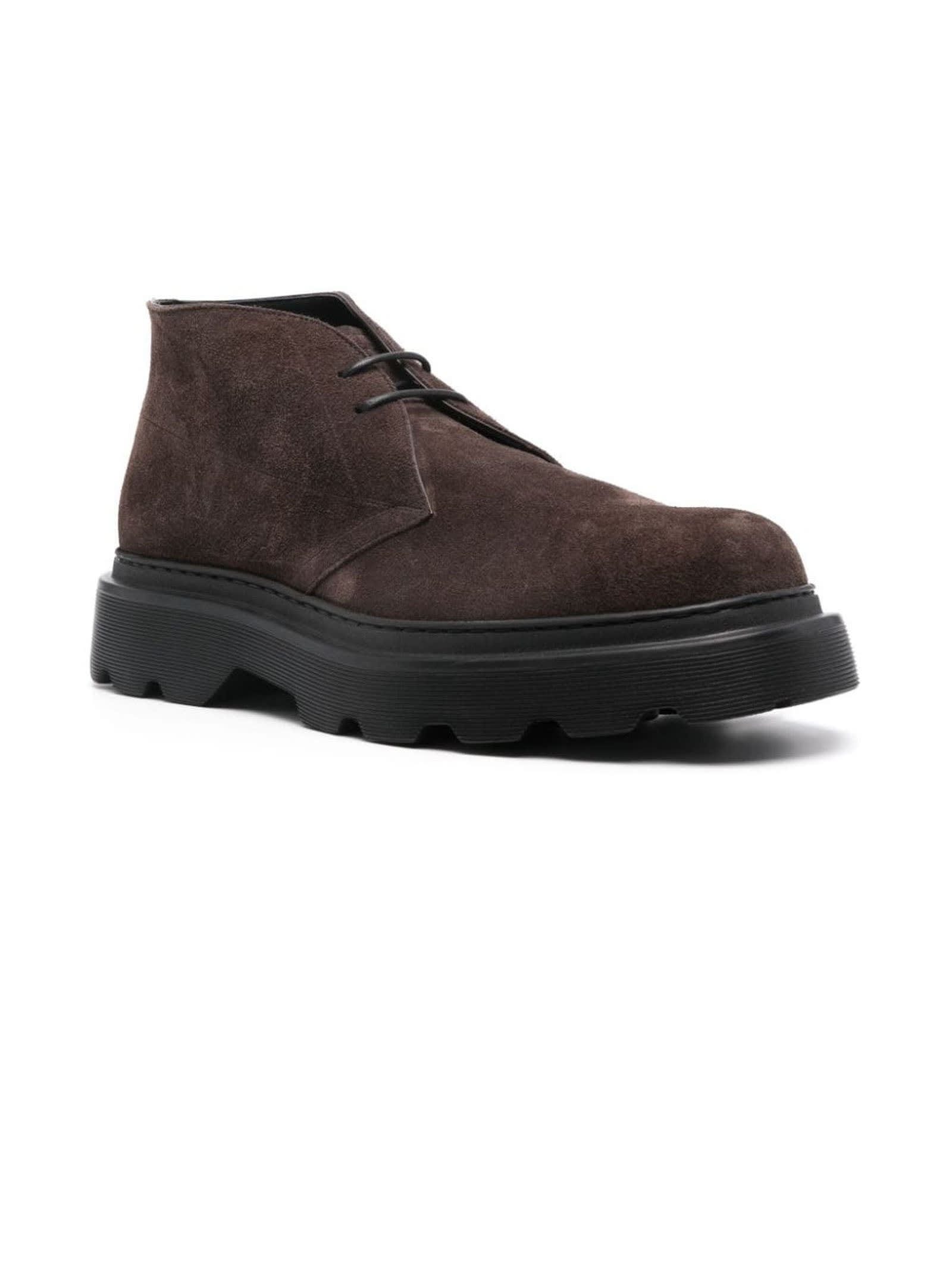 Shop Tod's Brown Carrarmato 24l Boots