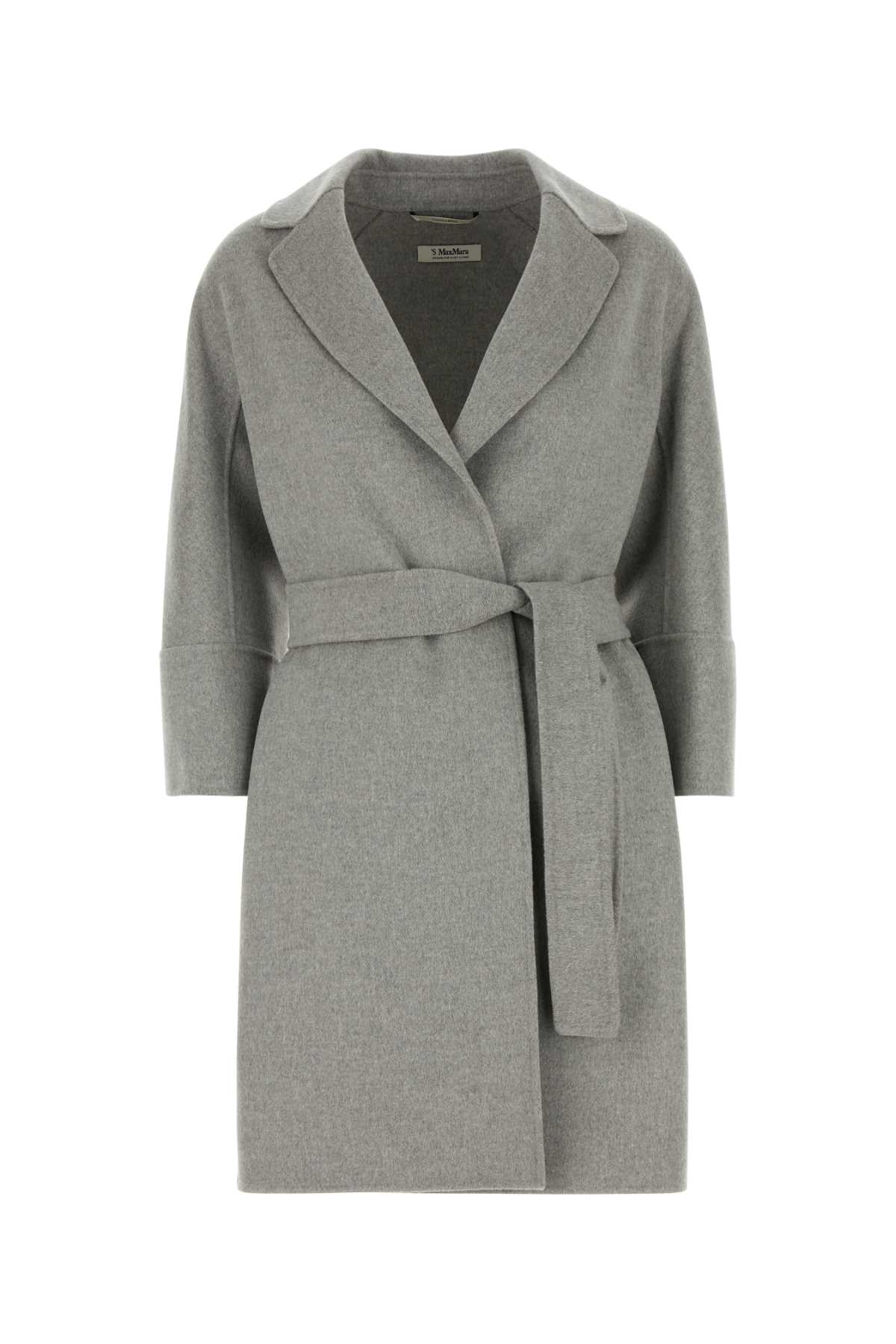 
S Max Mara Grey Wool Arona Coat