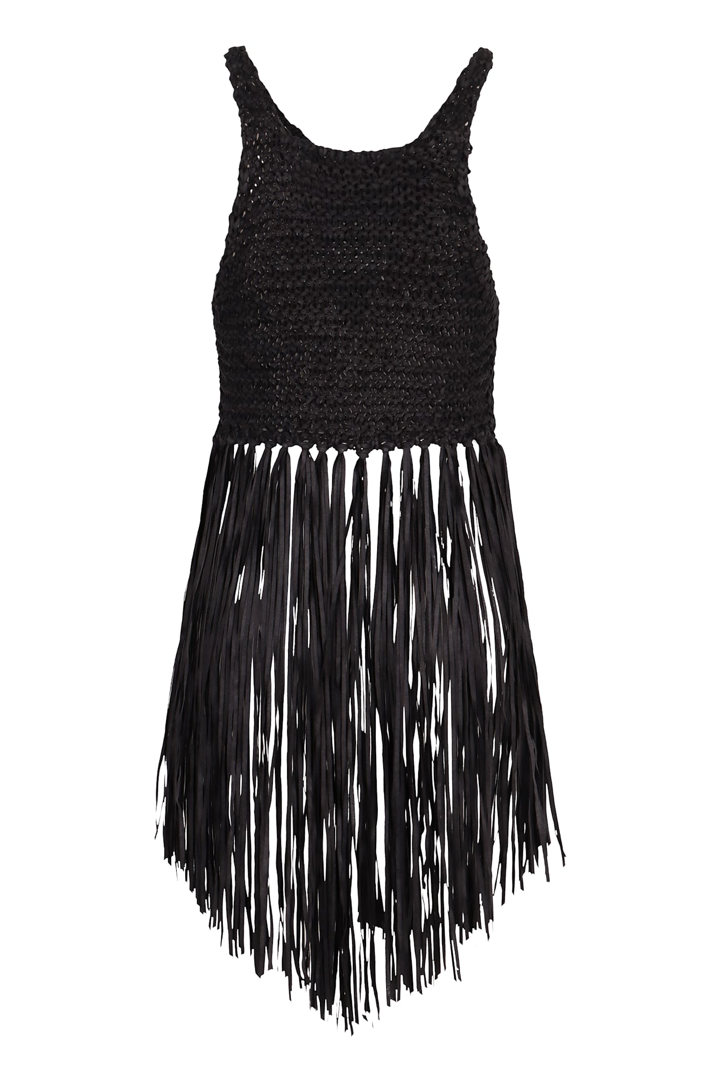 Shop Philosophy Di Lorenzo Serafini Knitted Top In Black