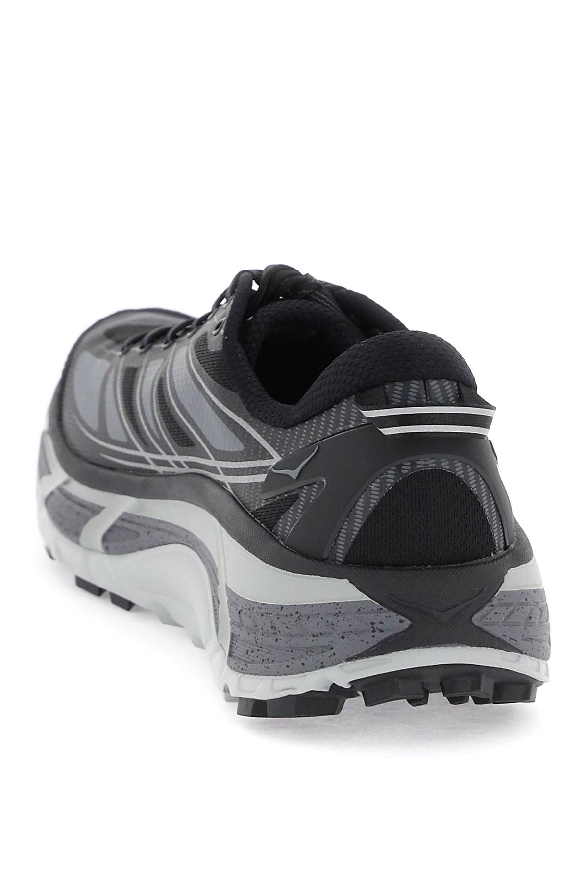 Hoka Mafate Speed 2 Rubber And Mesh Running Sneakers In Bcstl Black / Castlerock