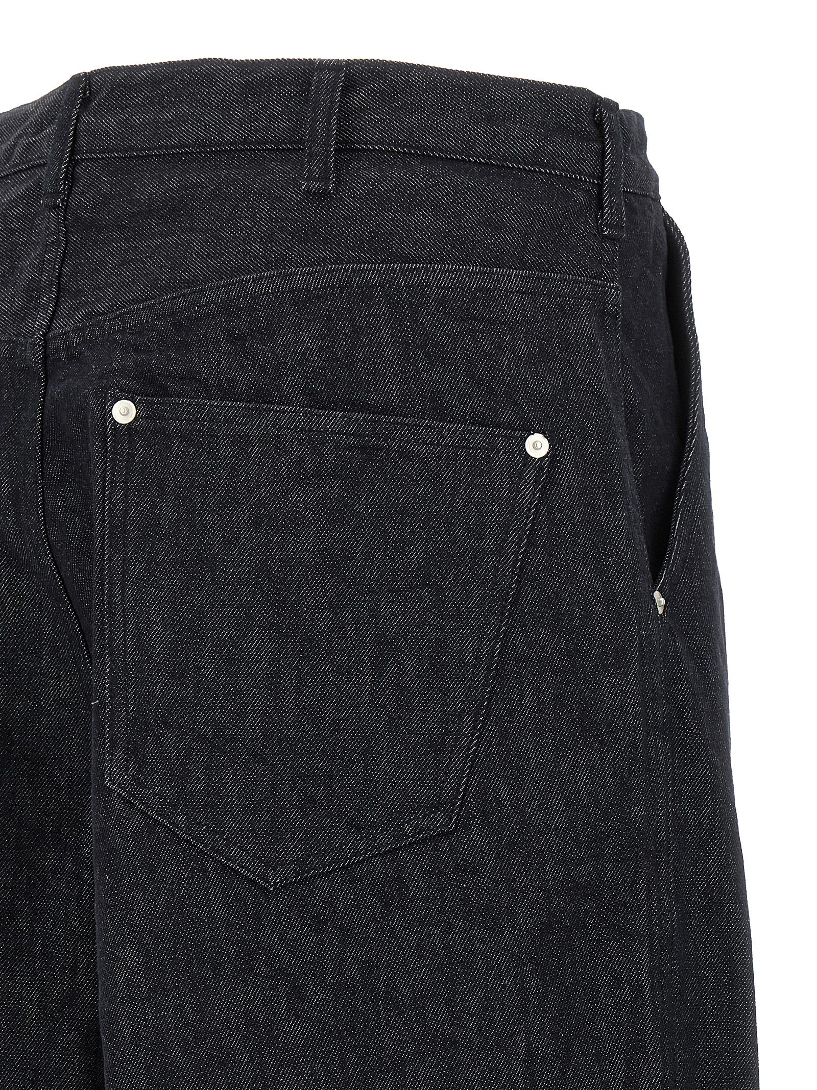 Comme Des Garçons Homme Deux Garment-dyed Jeans In Blue