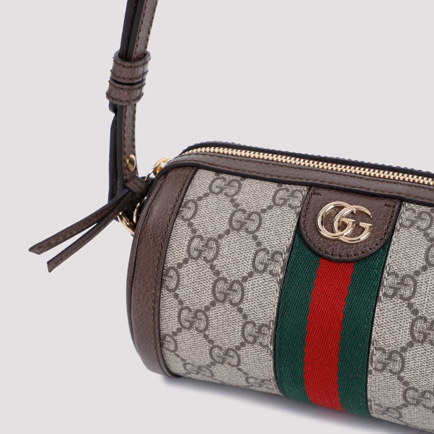 Shop Gucci Ophidia Mini Shoulder Bag In B.eb N.acero