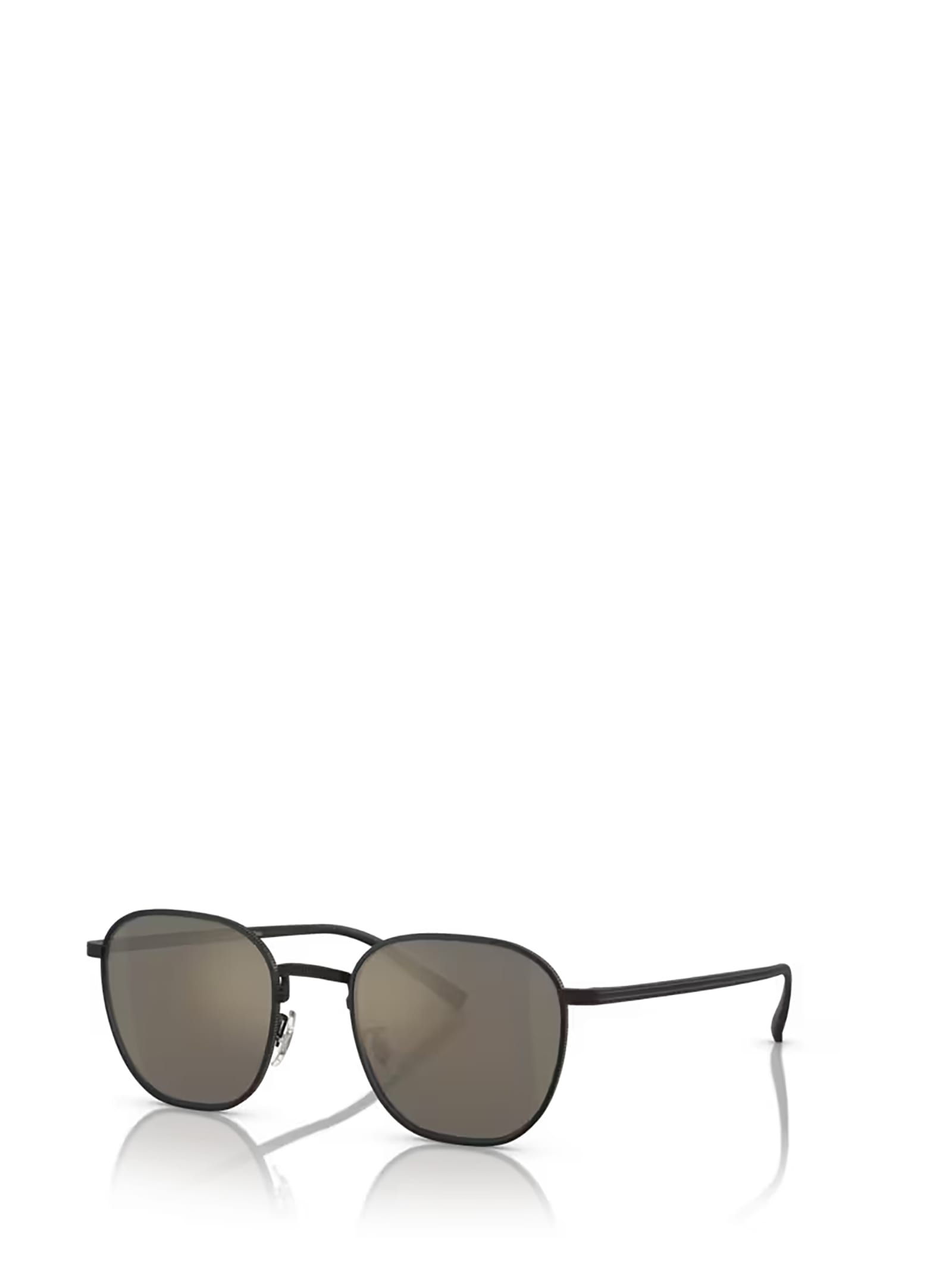 Shop Oliver Peoples Ov1329st Matte Black Sunglasses