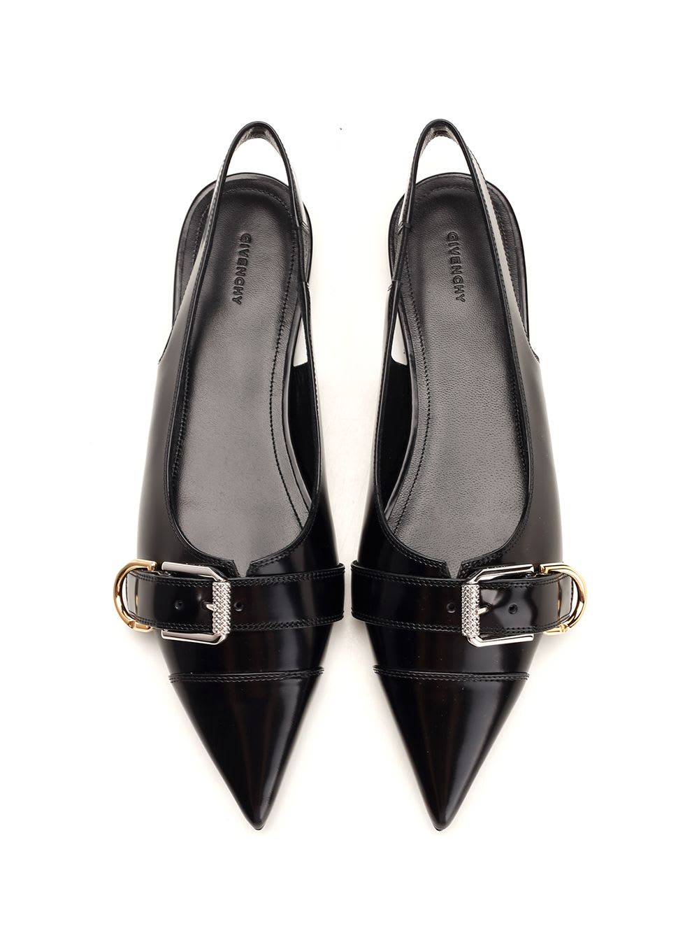 Shop Givenchy Voyou Slingback In Black