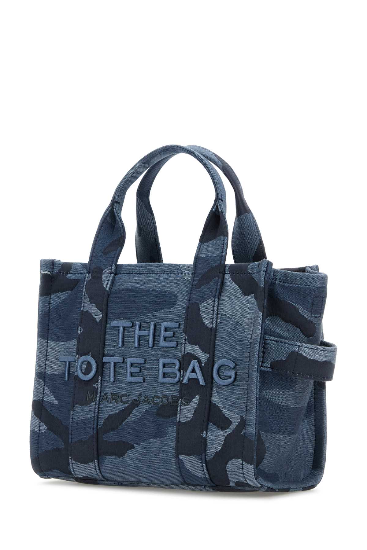 Marc Jacobs Printed Canvas Small The Tote Bag Handbag In Blue