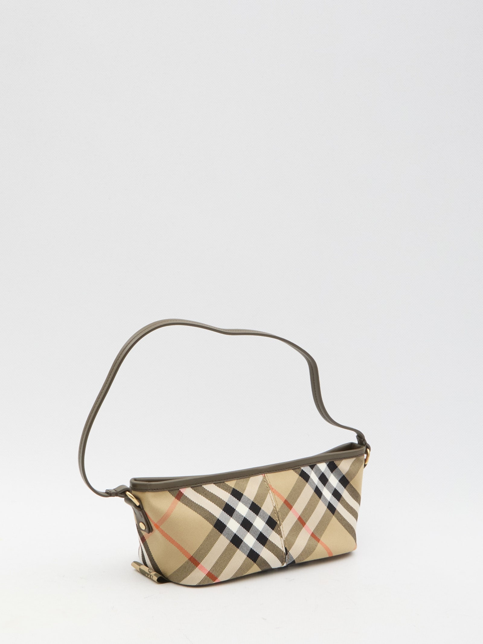 BURBERRY CHECK MINI SHOULDER BAG 