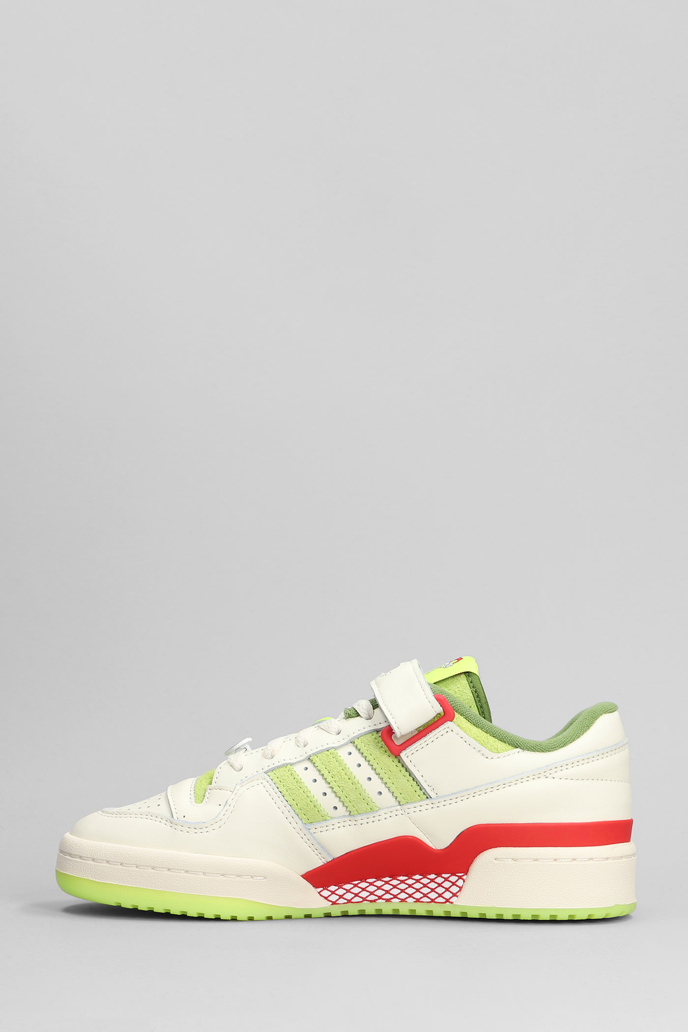 Shop Adidas Originals The Grinch Special Edition Sneakers In Beige Leather