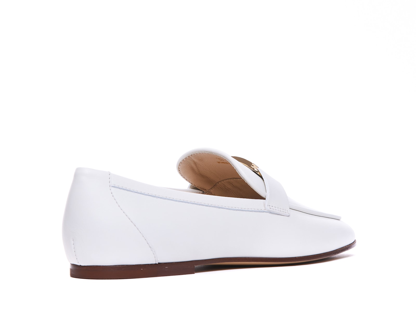 Shop Tod's T-timeless Loafers In White