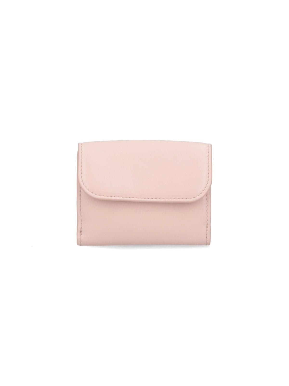 Shop Chloé Sense Tri-fold Mini Wallet In Pink