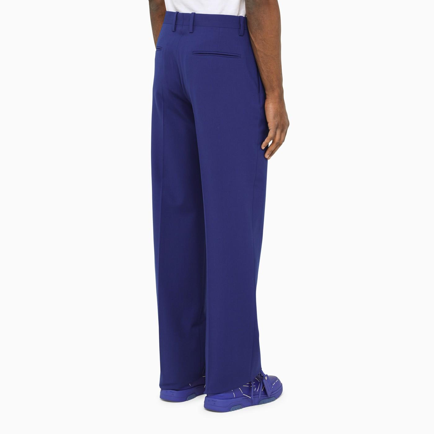 Shop Off-white Blue Tailored Trousers