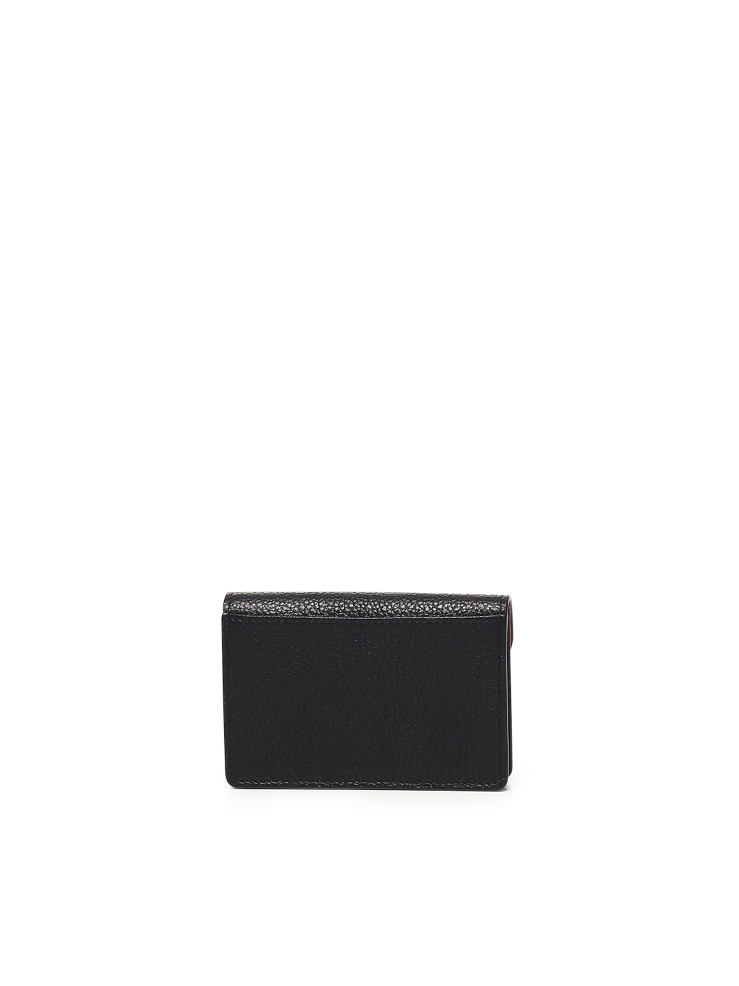 Ferragamo Gancini Compact Wallet In Black