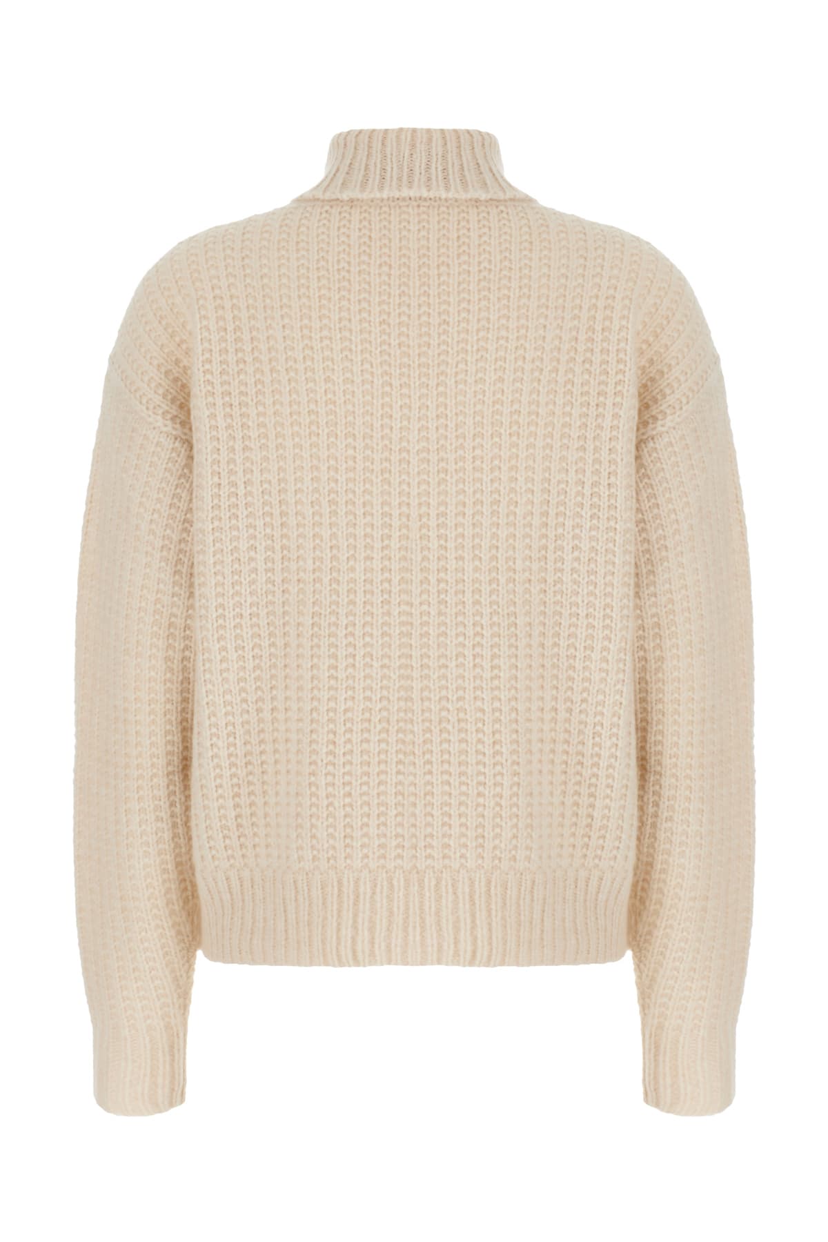 Shop Gucci Sand Cashmere Blend Oversize Sweater In White