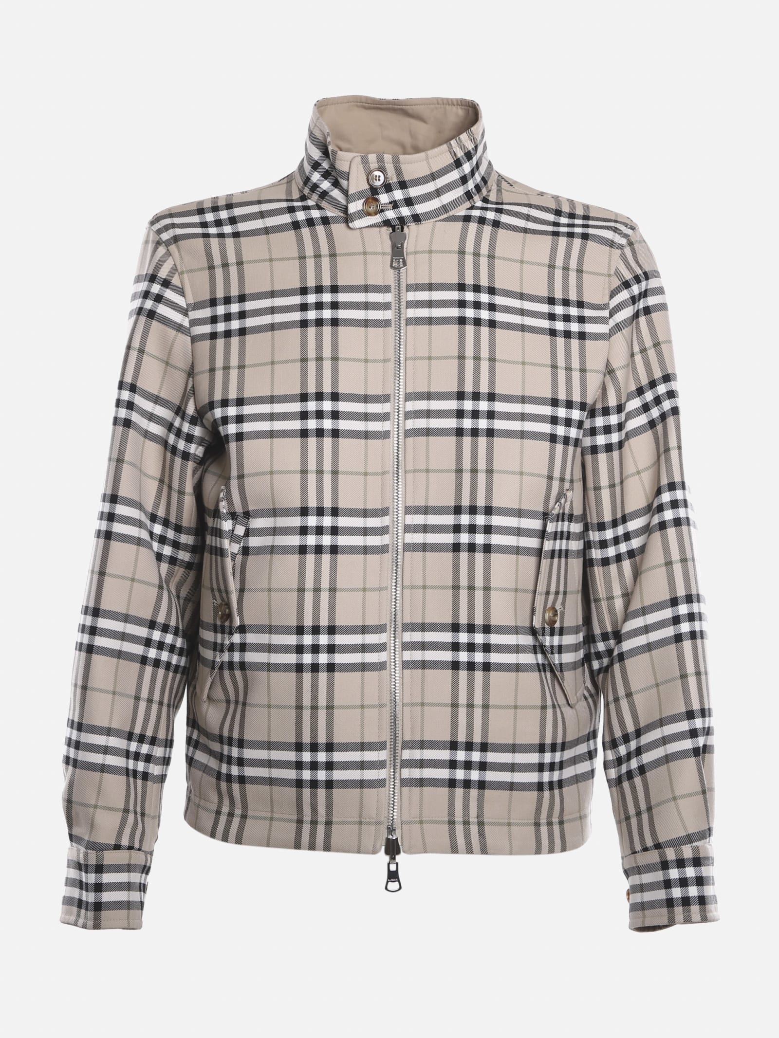 Burberry Reversible Jacket With All-over Vintage Check Pattern