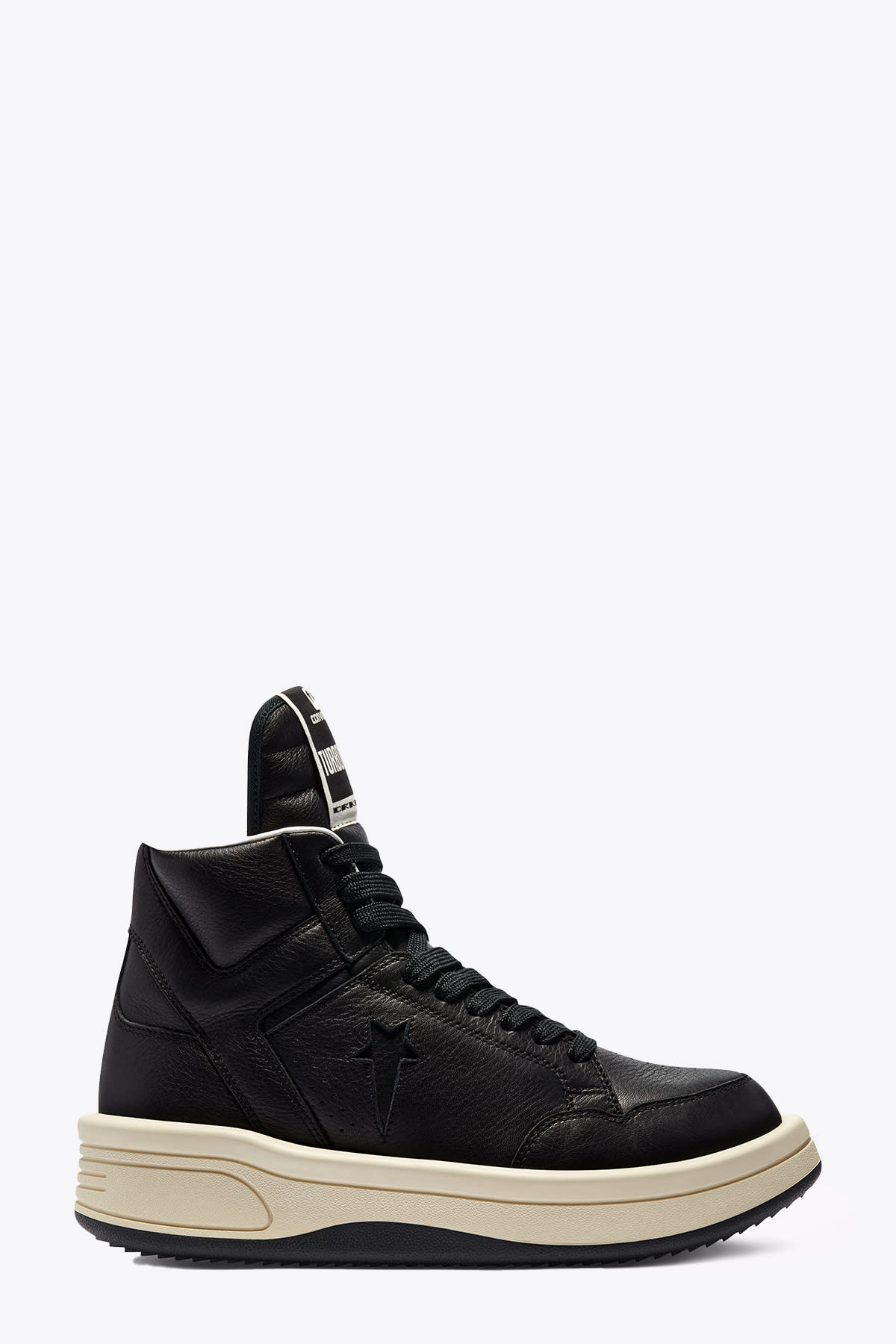 DRKSHDW Turbowpn Rick Owens x Converse official collaboration black sneaker - Turbo weapon