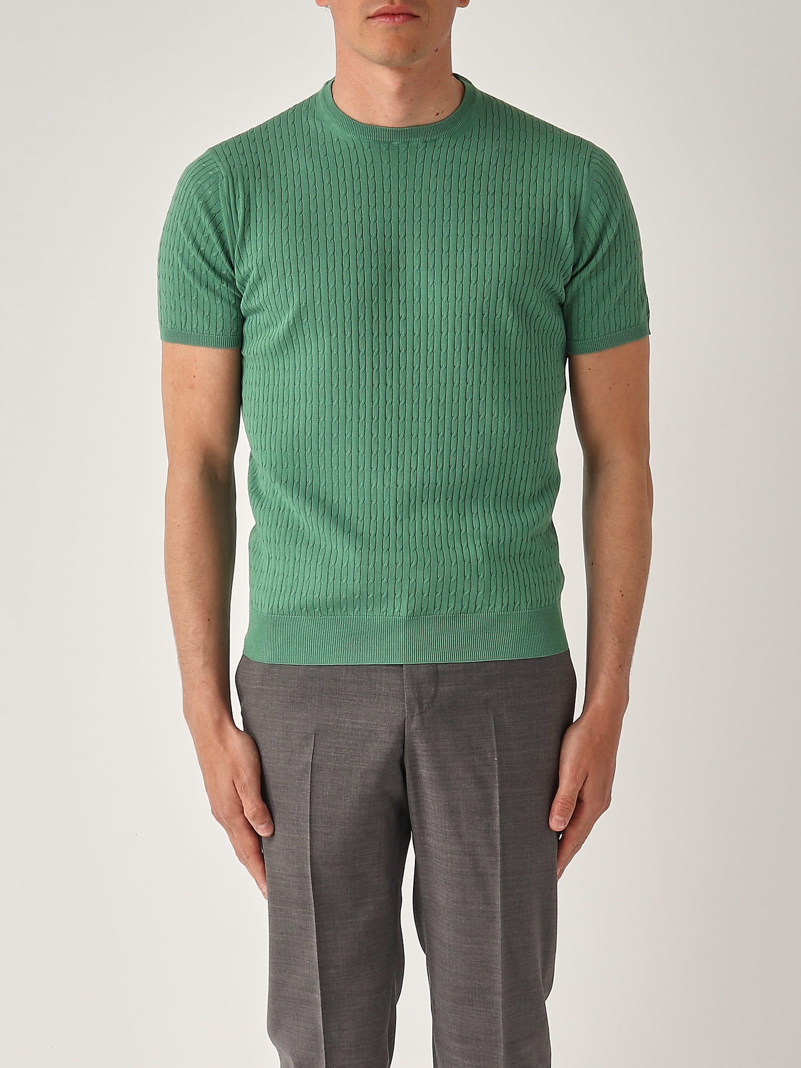 Girocollo M/c Trecce Sweater