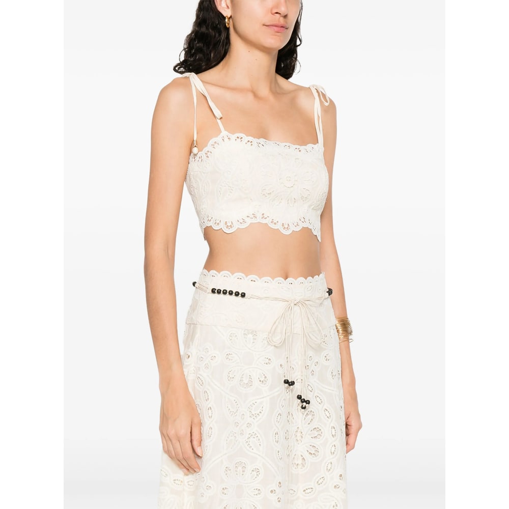 Zimmermann Top - Blanco In White